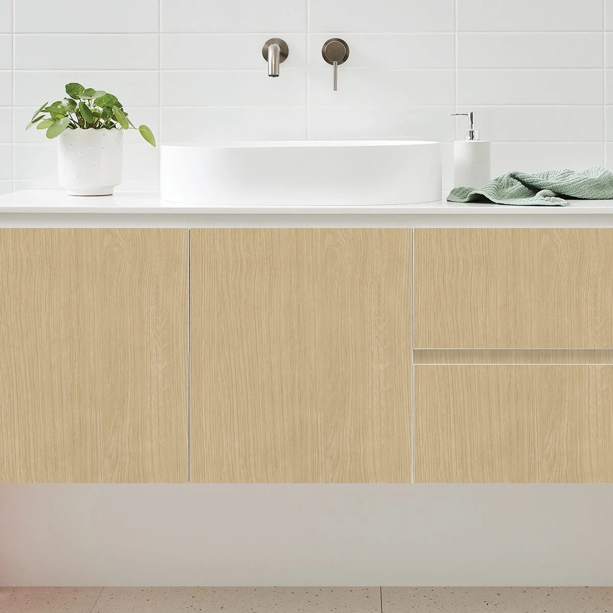 1 Self-Adhesive Film - Light Oak Look, 1 of 7