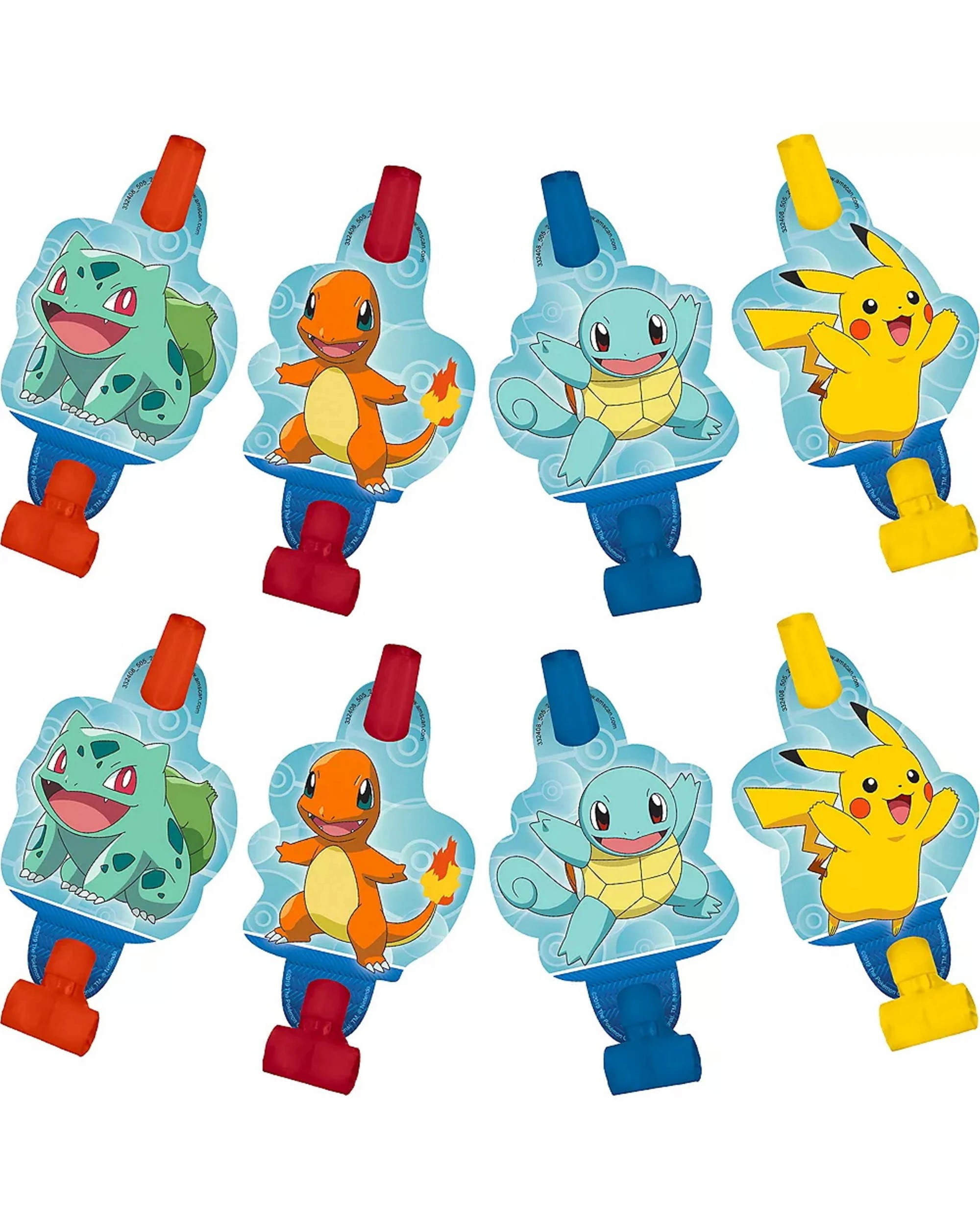 1 Pokemon Pokemon Classic Party Blowers Pack of 8, 1 of 1