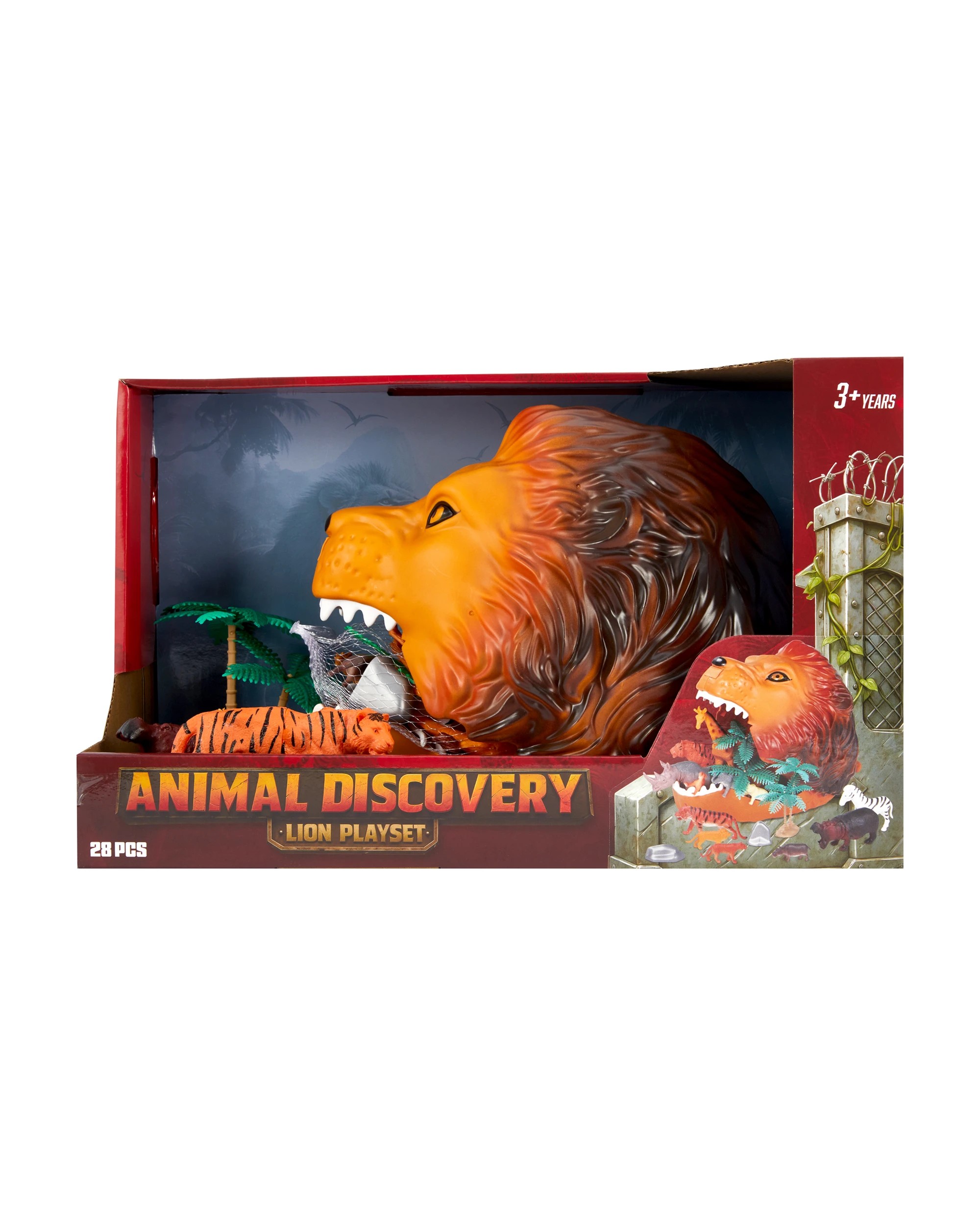 1 28 Piece Animal Discovery Lion Playset, 1 of 4