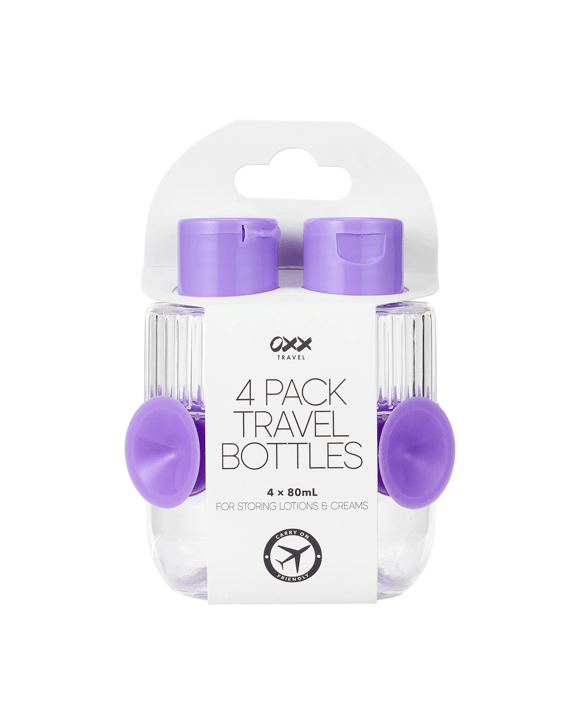 OXX Travel 4 Pack Travel Bottles