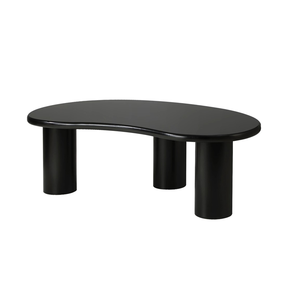 1 Oikiture Coffee Table Sofa Cafe Desk Side Tables Living Room Irregular
 - Black, 1 of 10