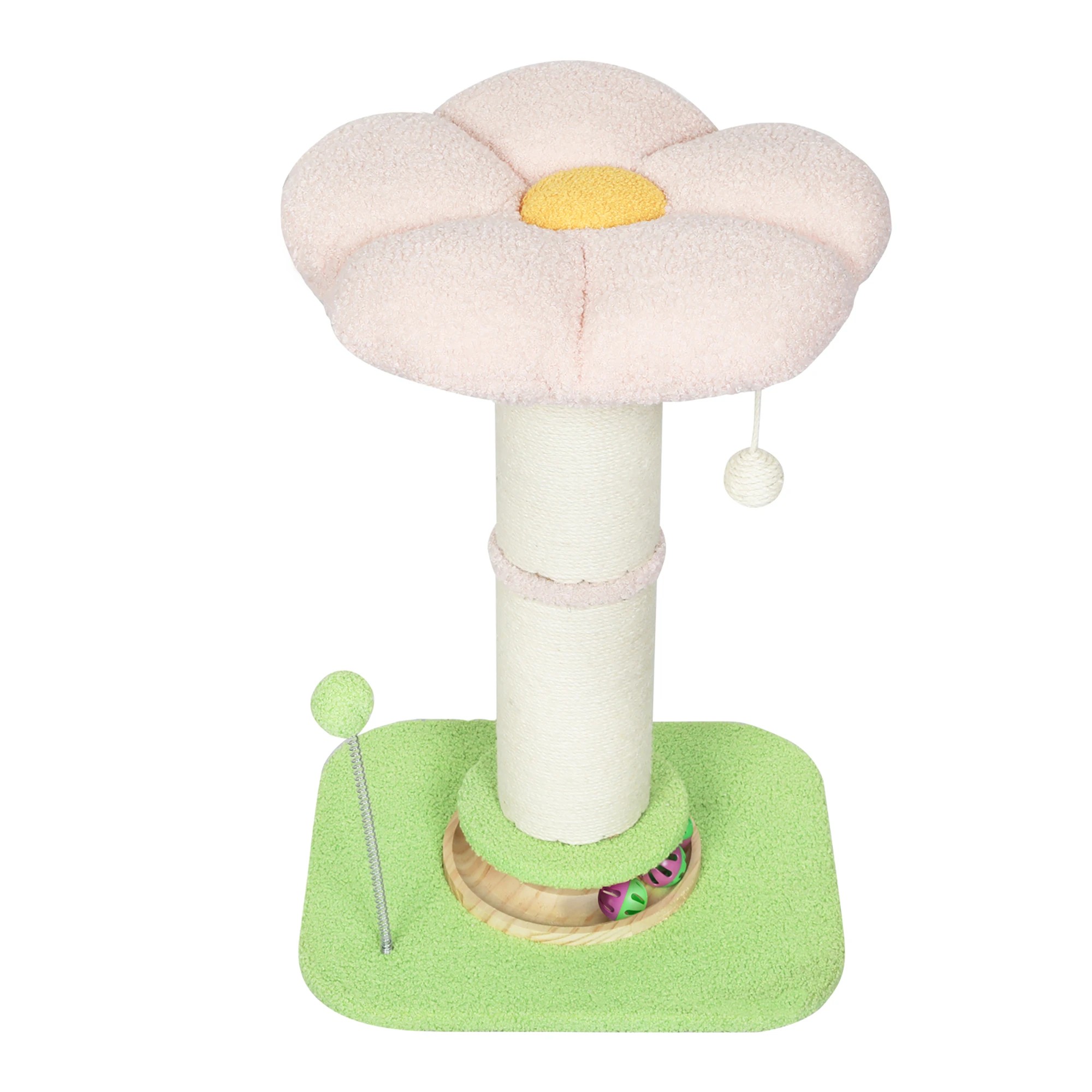 Pawz Cat Scratching Post Flower 61.5cm - Pink - Kmart