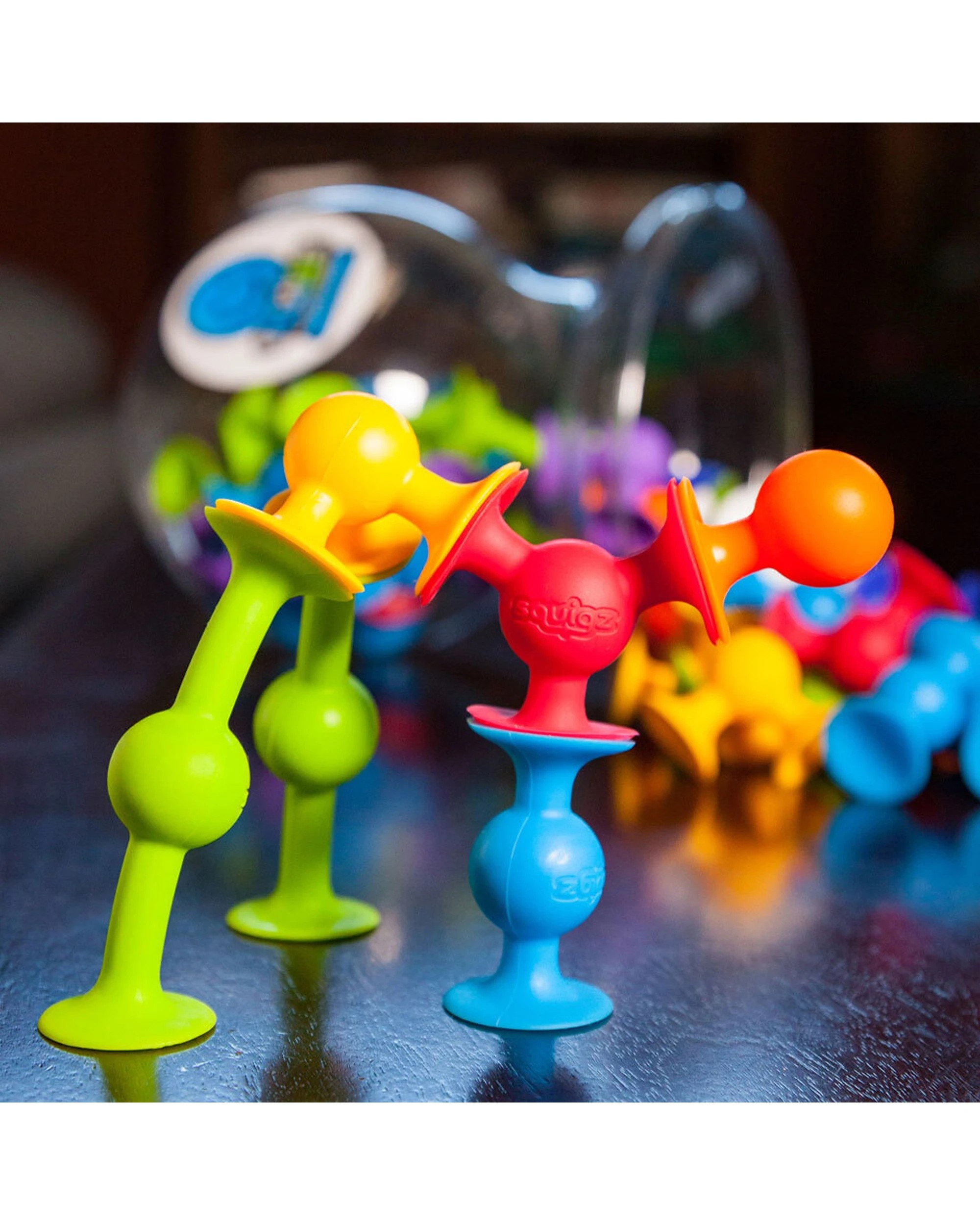 7 Fat Brain Toy Co 50pc Squigz Suction Construction Deluxe Set - Multi, 7 of 8