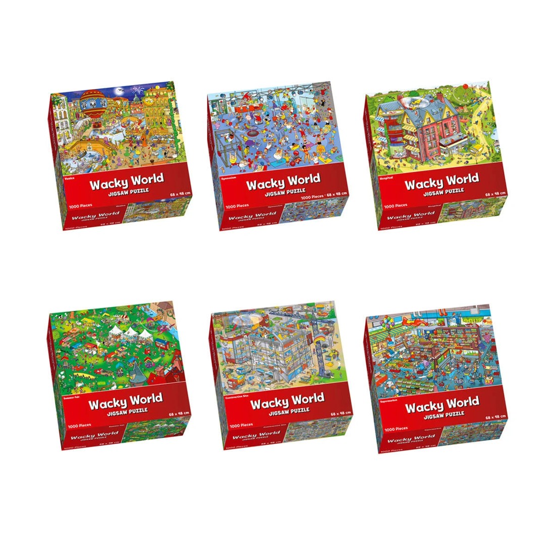1 Wacky World Jigsaw Puzzle - Assorted, 1 of 1