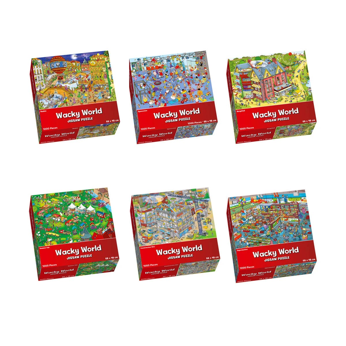 1 Wacky World Jigsaw Puzzle - Assorted, 1 of 1