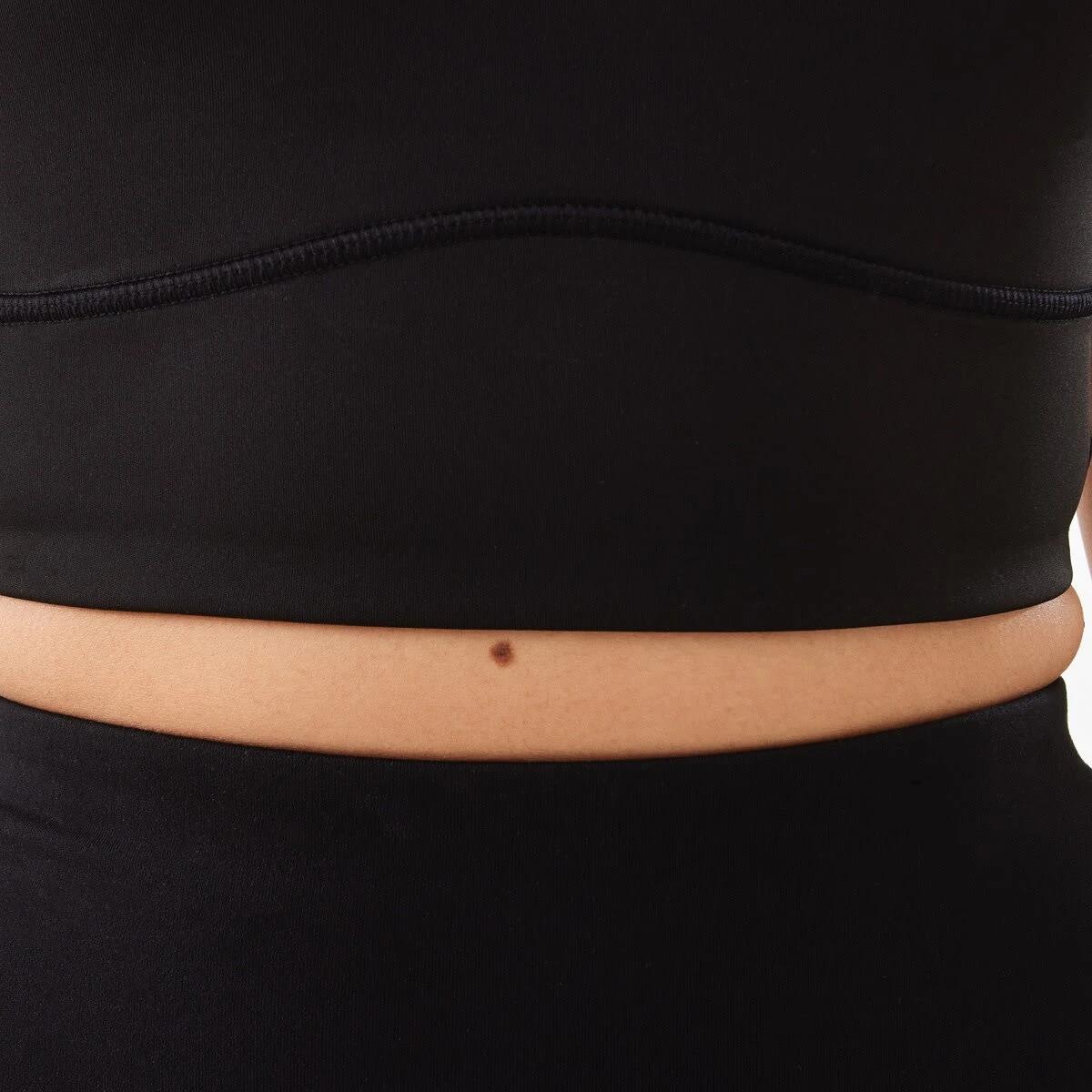 7 Active Womens Moulded Crop Top BLACK, 7 of 8