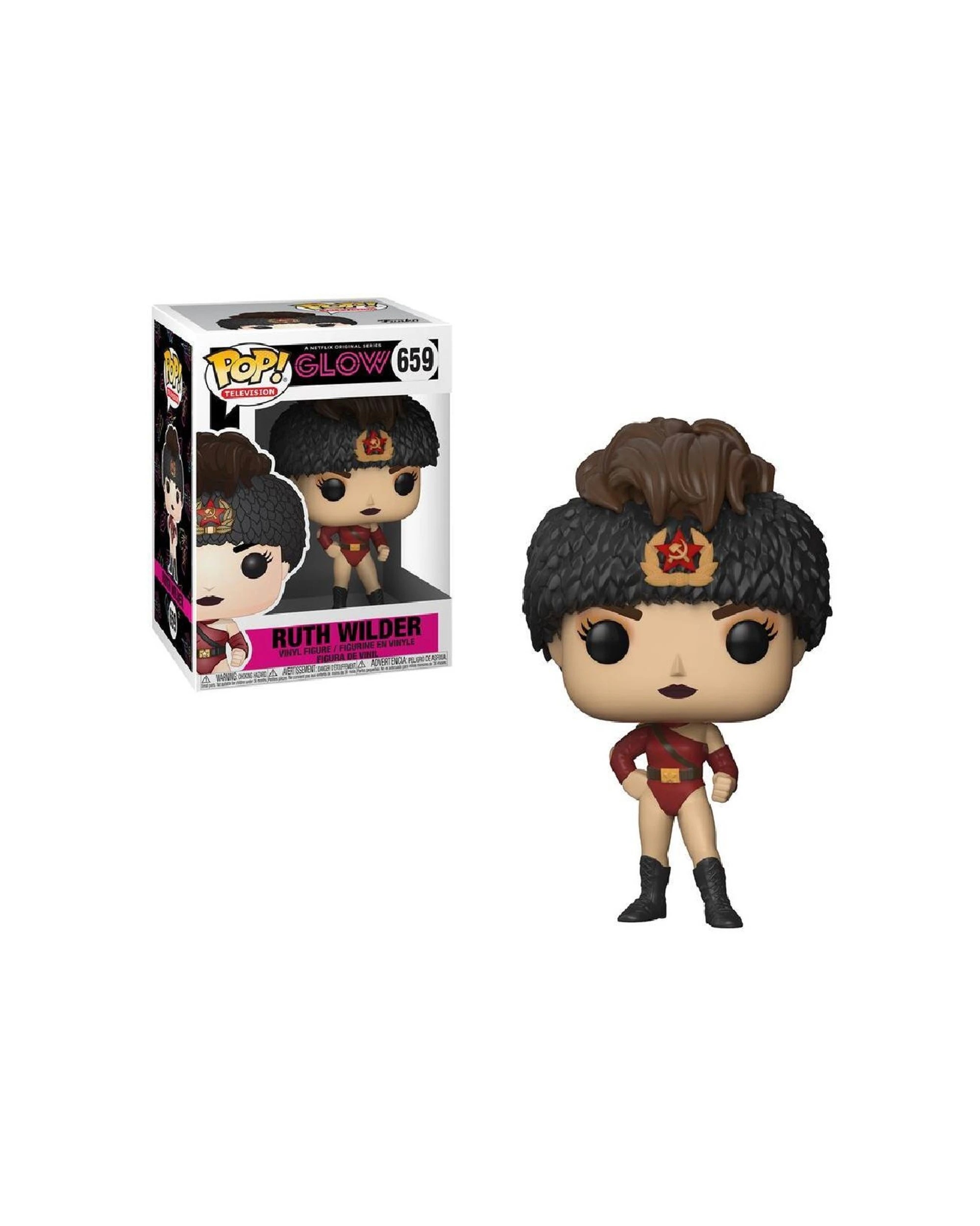 1 Pop Vinyl Figurine GLOW - Ruth Wilder Collectible Action Figure Approx 10cm - Multi, 1 of 3