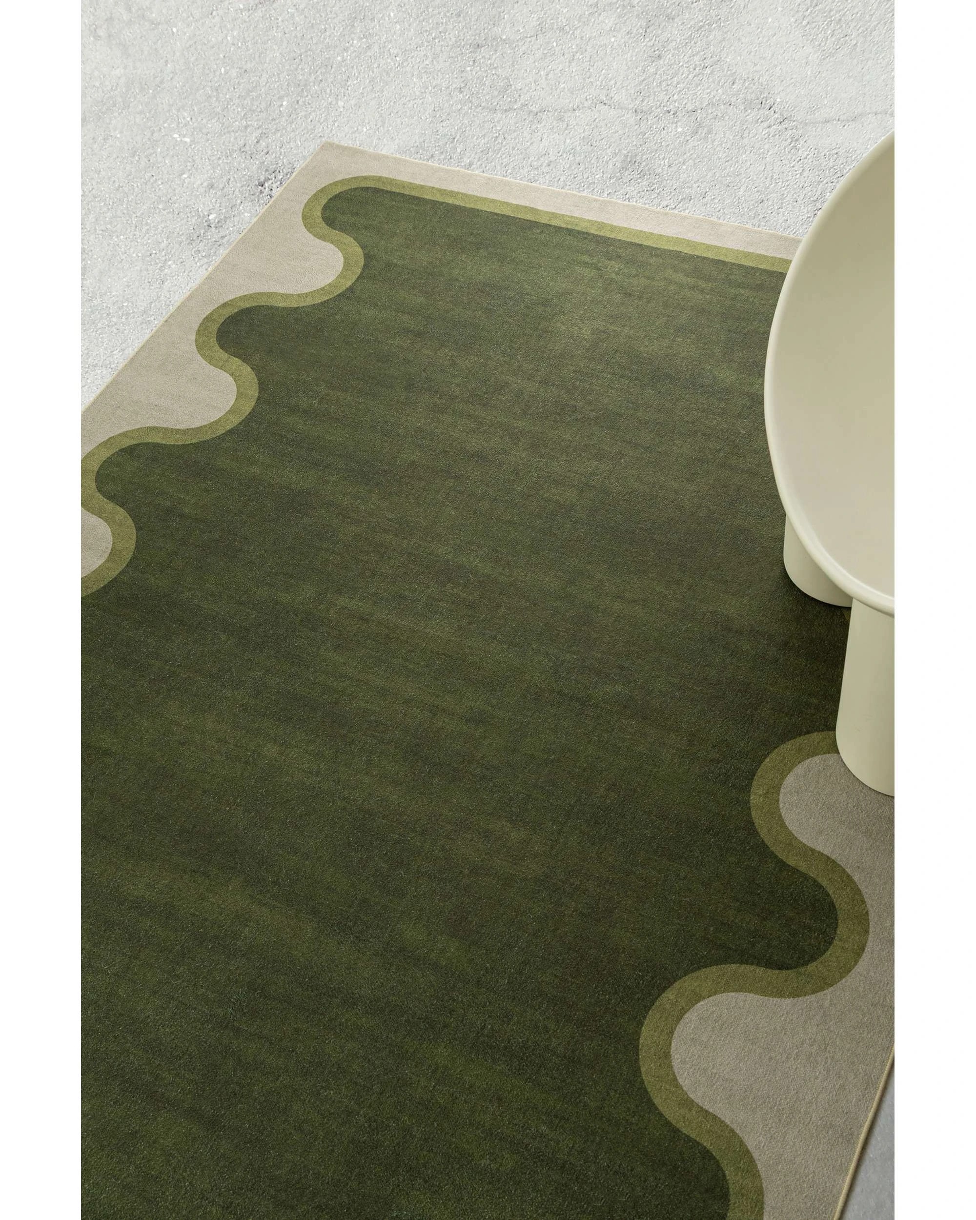 3 Loopsie Kumu Washable Rug - Green, 3 of 8