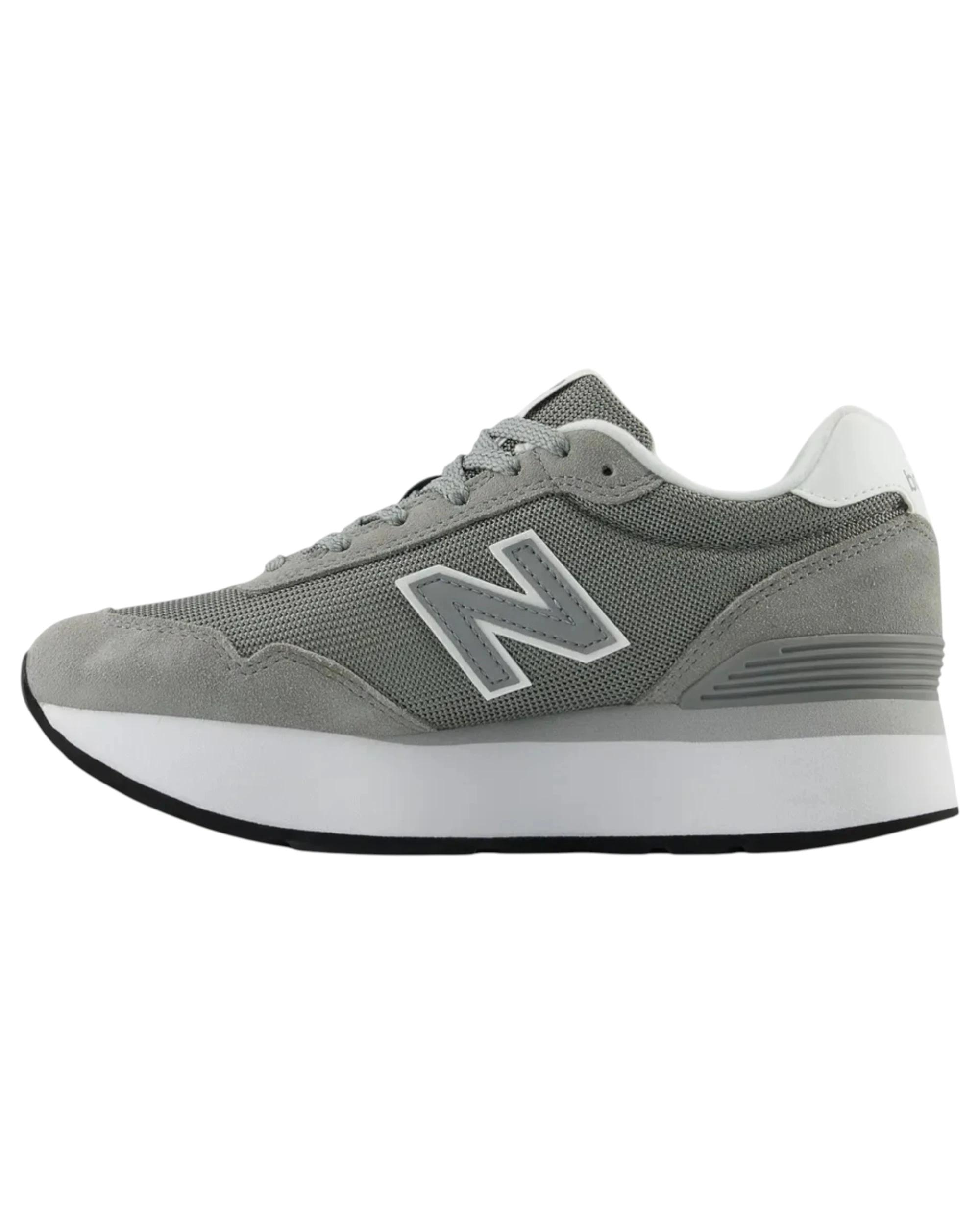 2 New Balance Womens 515 Grey/ White Athletic Shoes GREY/WHITE, 2 of 5