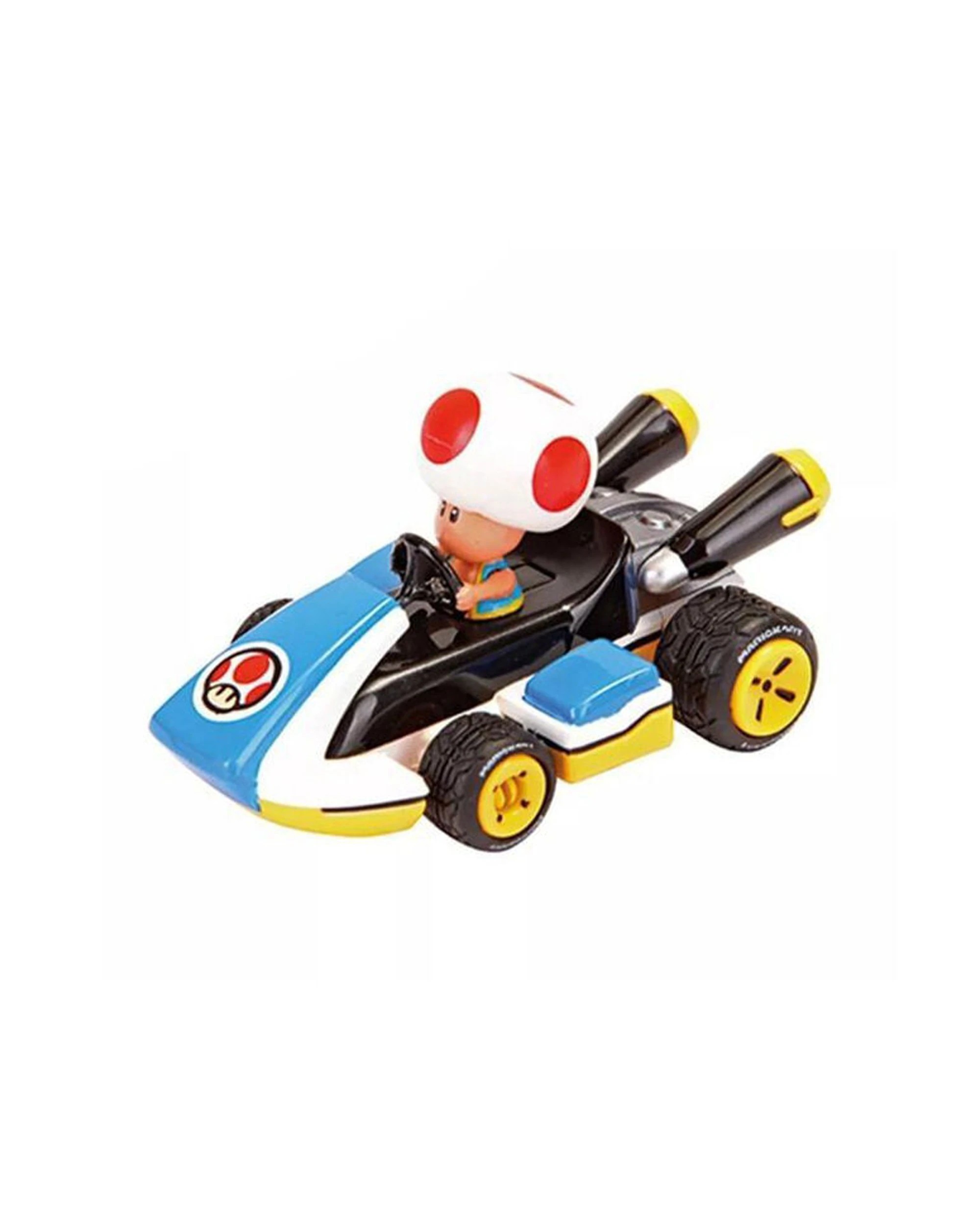 2 CARRERA 2PK Pull And Speed Car Mario Kart Toy Collectible 1 43 Scale Blister Assorted - black, 2 of 7