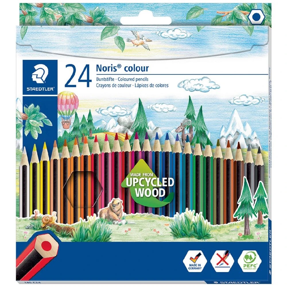 1 Staedtler Noris Coloured Pencils 24 Pack, 1 of 7