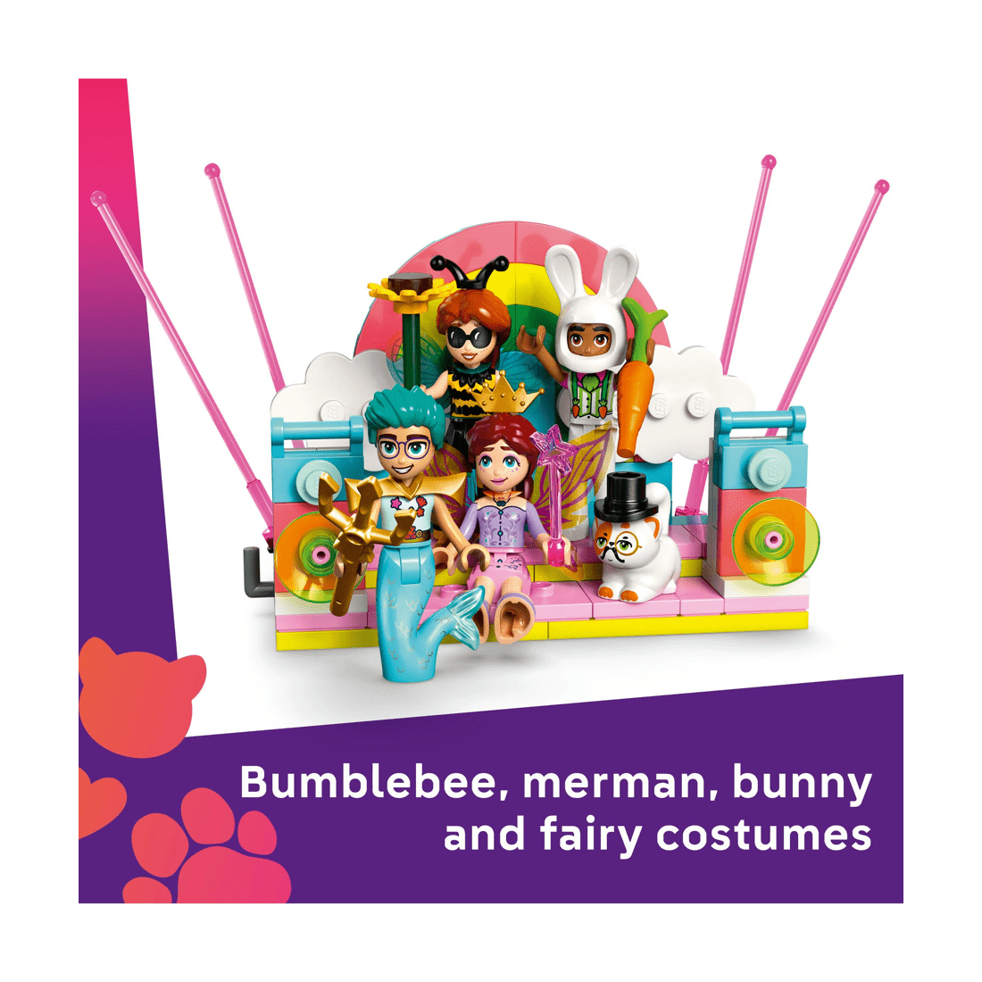 4 LEGO Friends Costume Party with Unicorn & Fairy 42661, 4 of 10