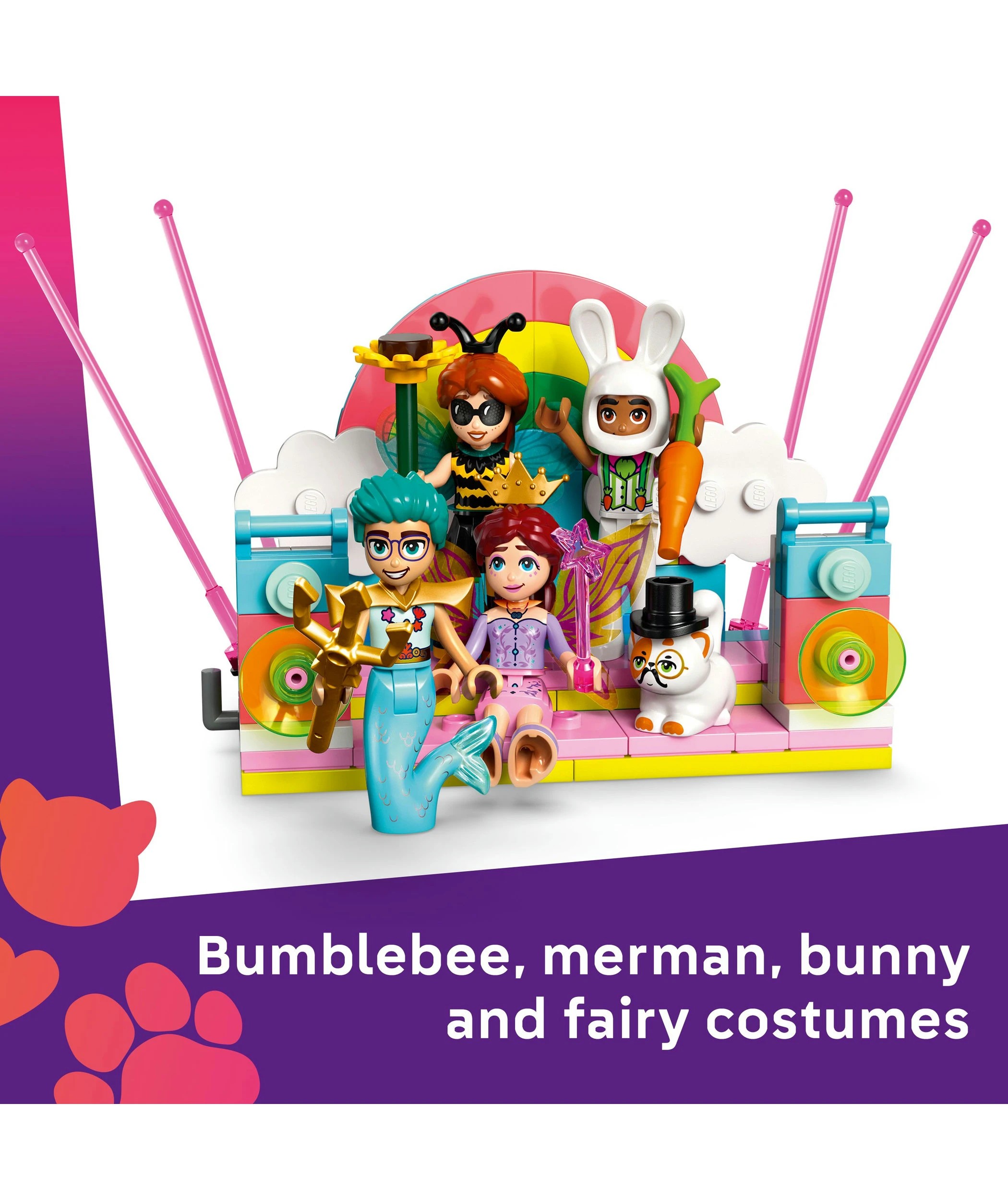 4 LEGO Friends Costume Party with Unicorn & Fairy 42661, 4 of 10