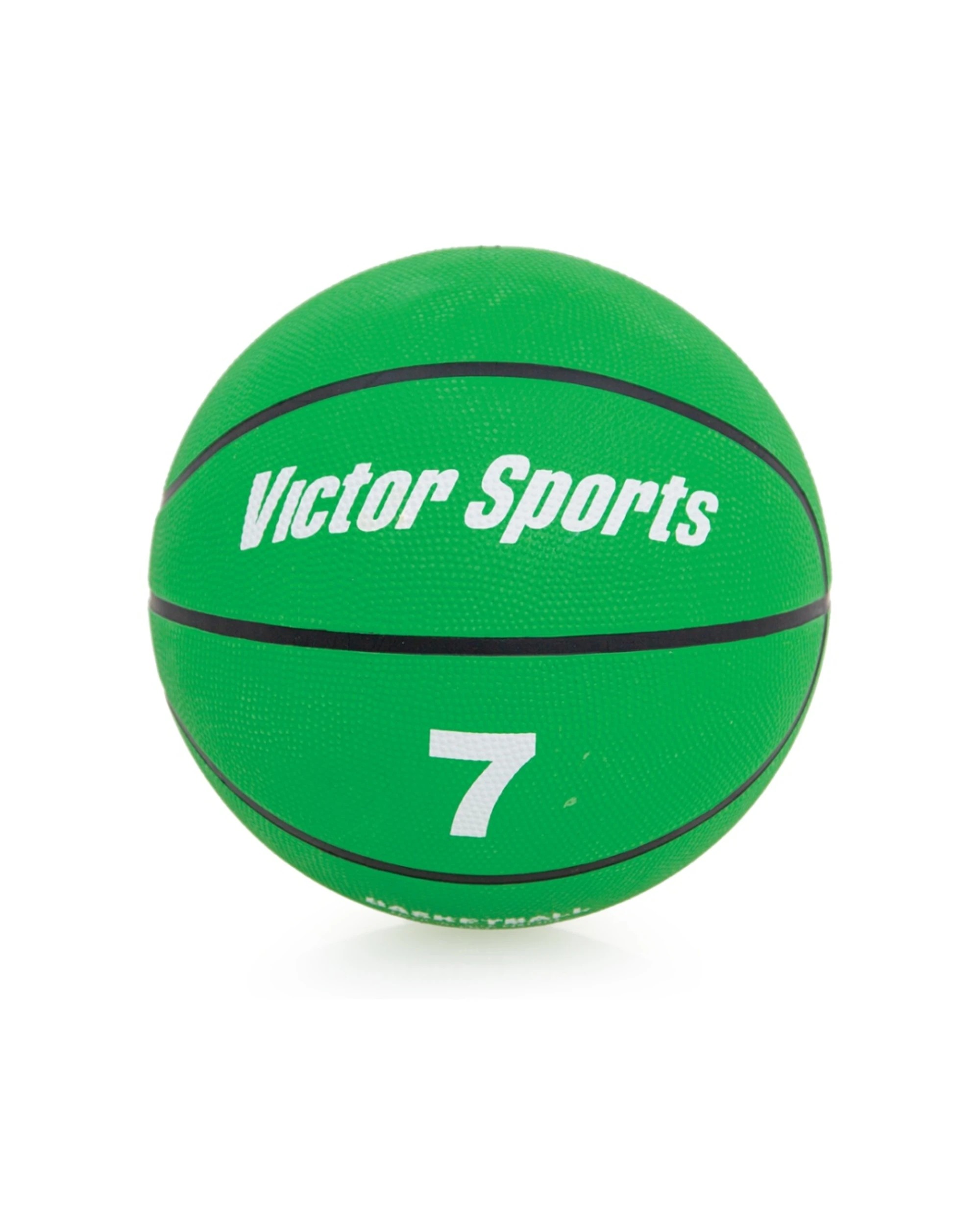 1 Victor Sports Heavy Duty Durable Rubber Basketball Size 7 - Green, 1 of 2