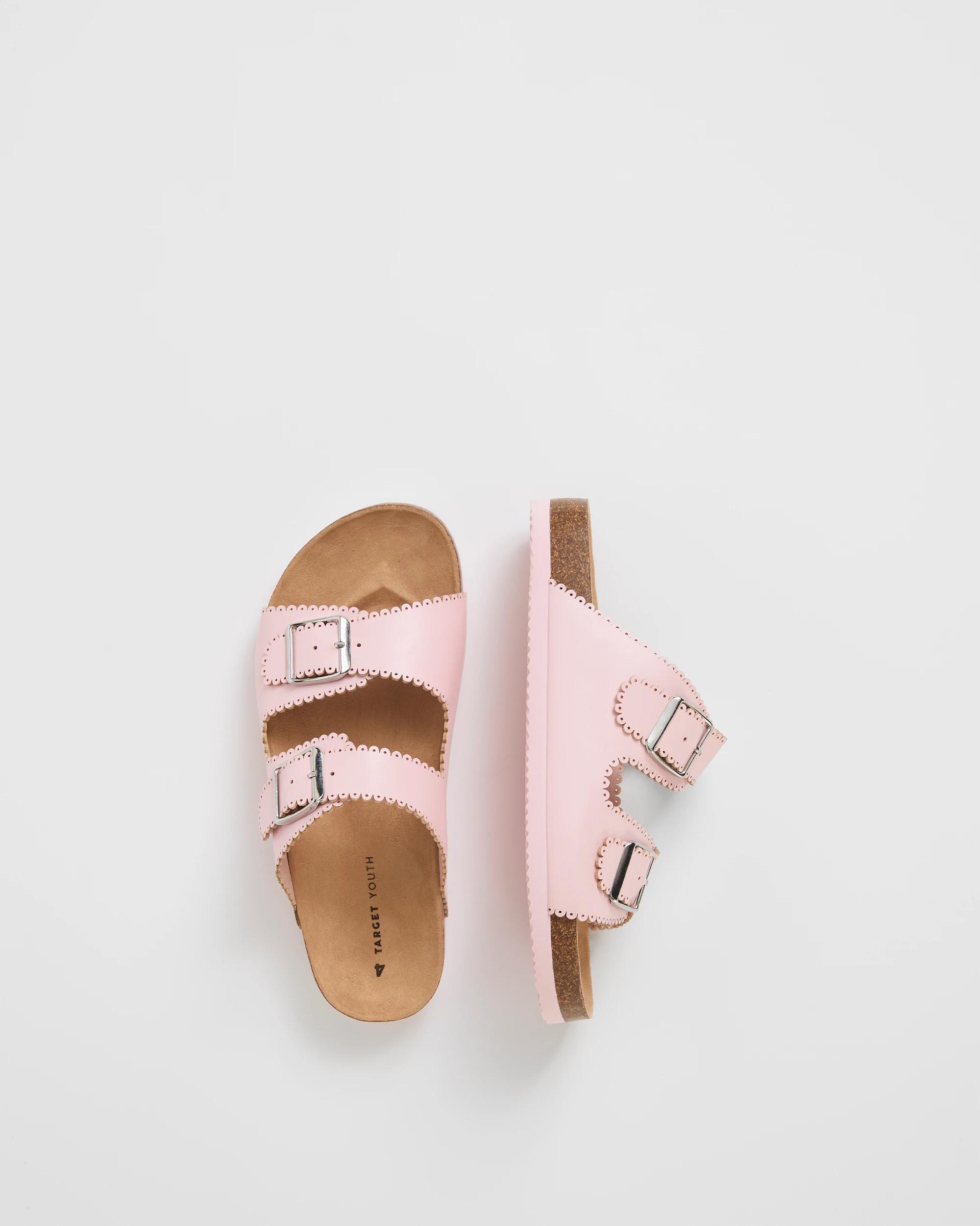 3 Target Youth Scallop Moulded Cork Sandals PINK, 3 of 3