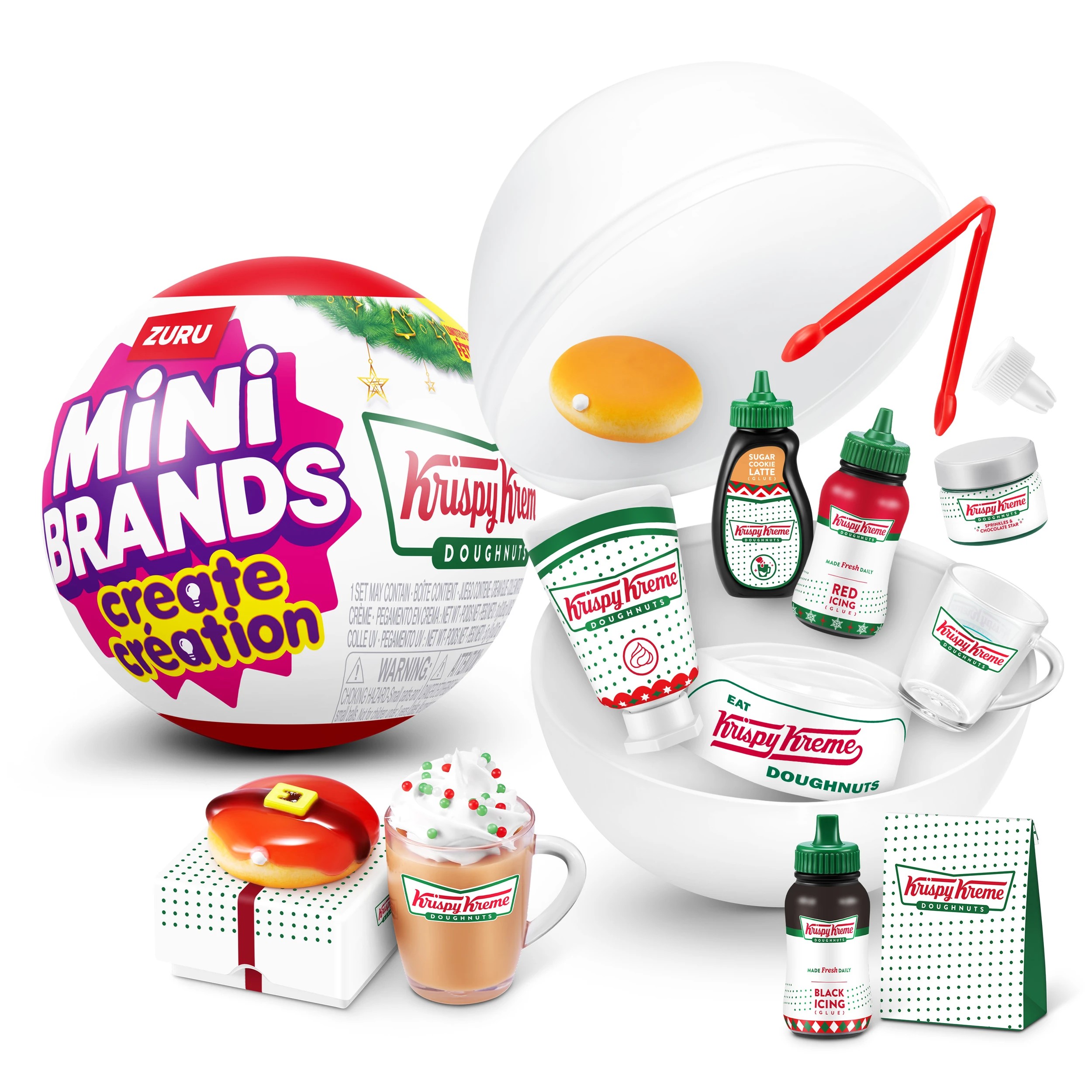 2 Mini Brands Create Krispy Kreme Holiday Series 1 Capsule by ZURU - Assorted, 2 of 10