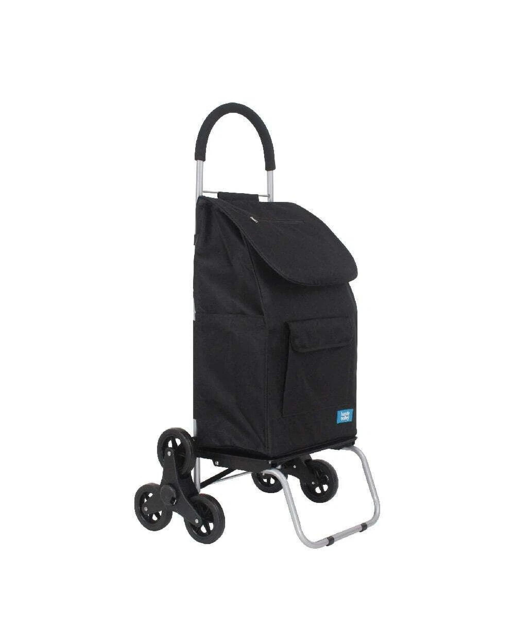 2 Handy Trolley with Climbing Wheels 40L  Black, 2 of 8