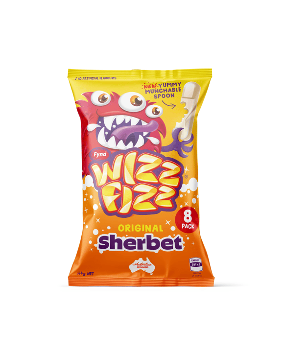 Fyna Wizz Fizz 8 Pack Original Sherbet 144g