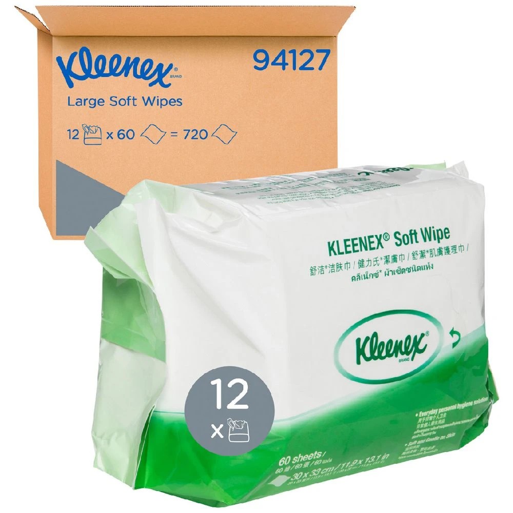 1 Kleenex Large Soft Wipes 720 Pack, 1 of 5