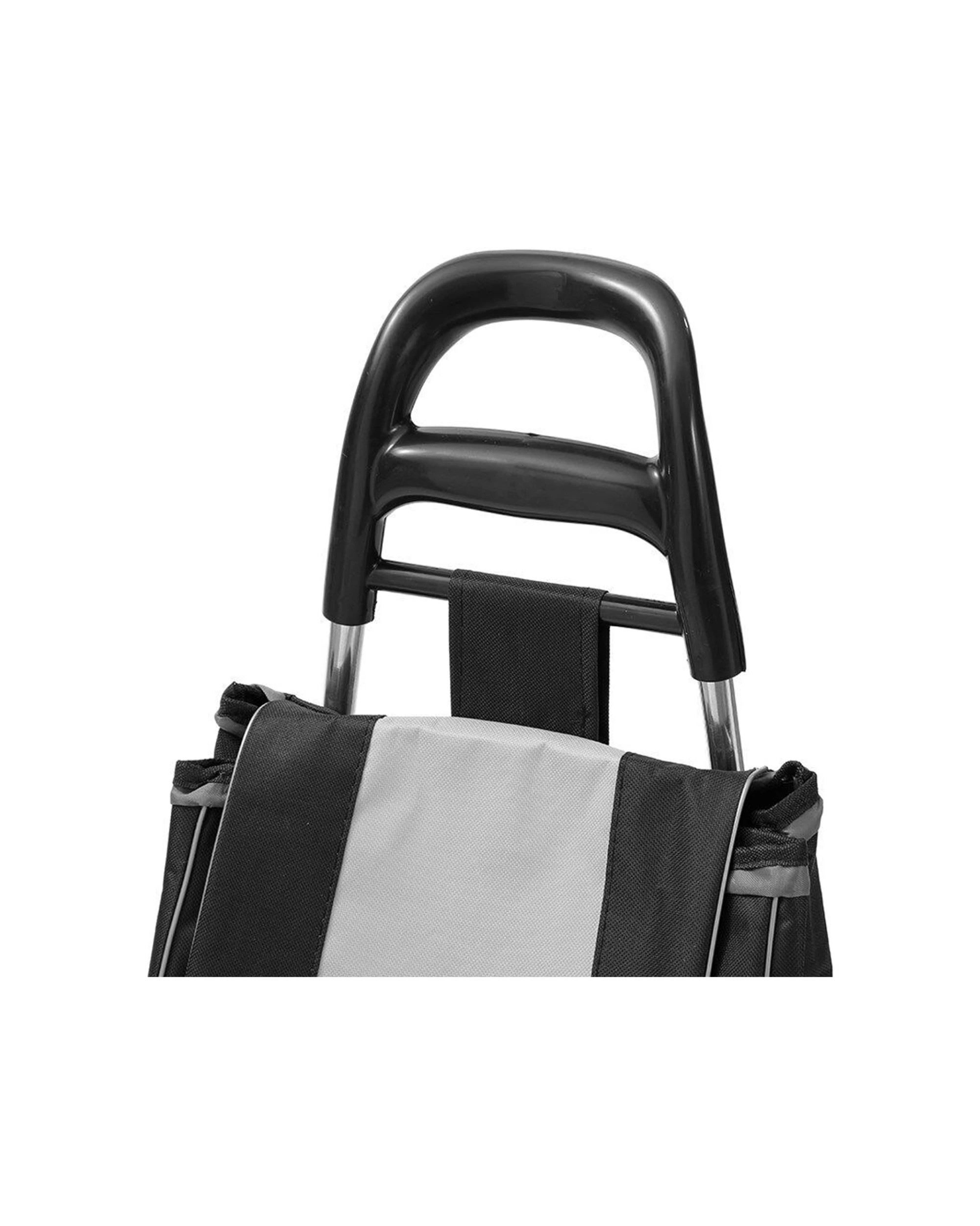 5 Boxsweden Portable Grocery Shopping Trolley With Wheels Foldable Durable - Black, 5 of 7