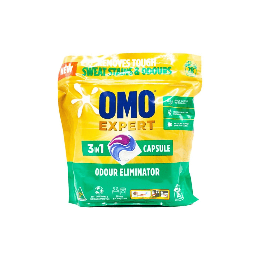 2 Omo 84pc Omo Expert Odour Eliminator 3 In 1 Laundry Detergent Capsules, 2 of 3