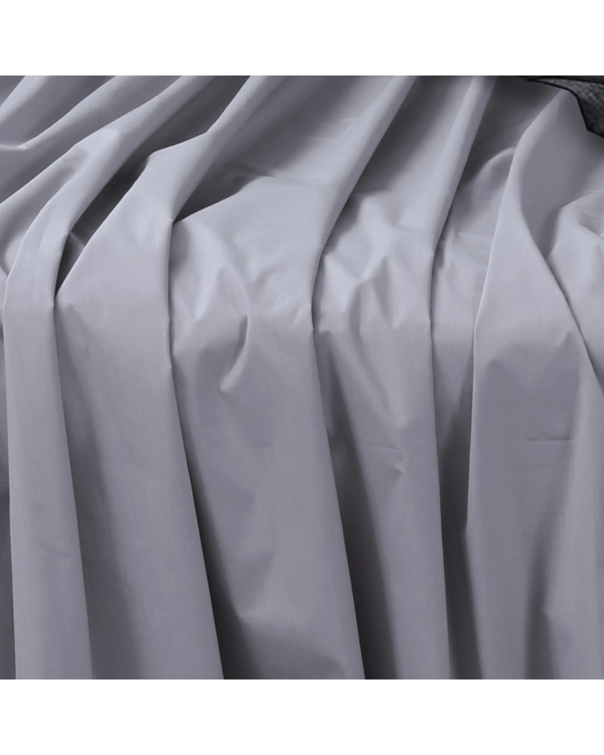 5 Amsons Light Grey Bedsheets - Flat & Fitted Sheets With Pillowcases - Single - Grey, 5 of 7