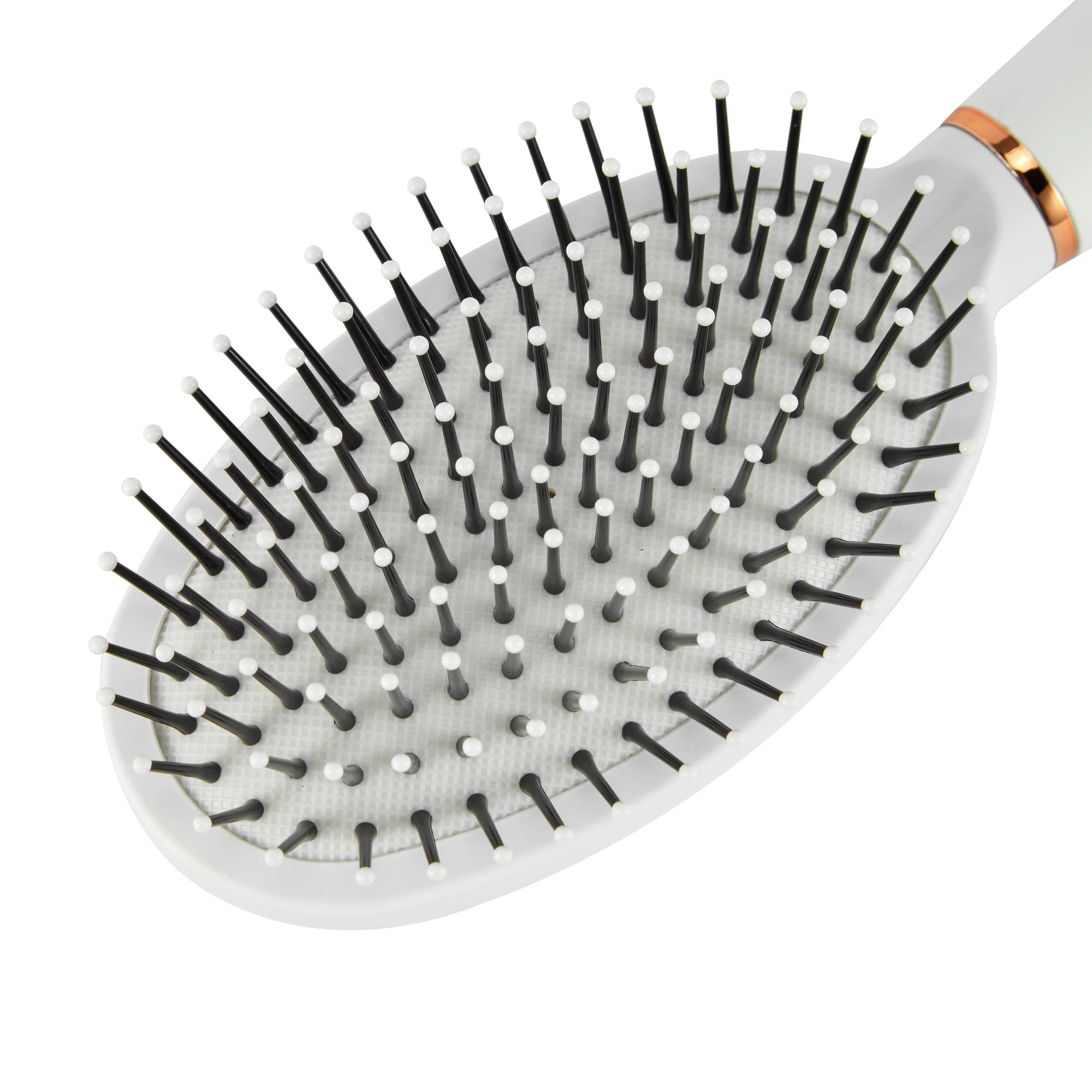 3 OXX Haircare Styling Oval Pad Brush - White, 3 of 7