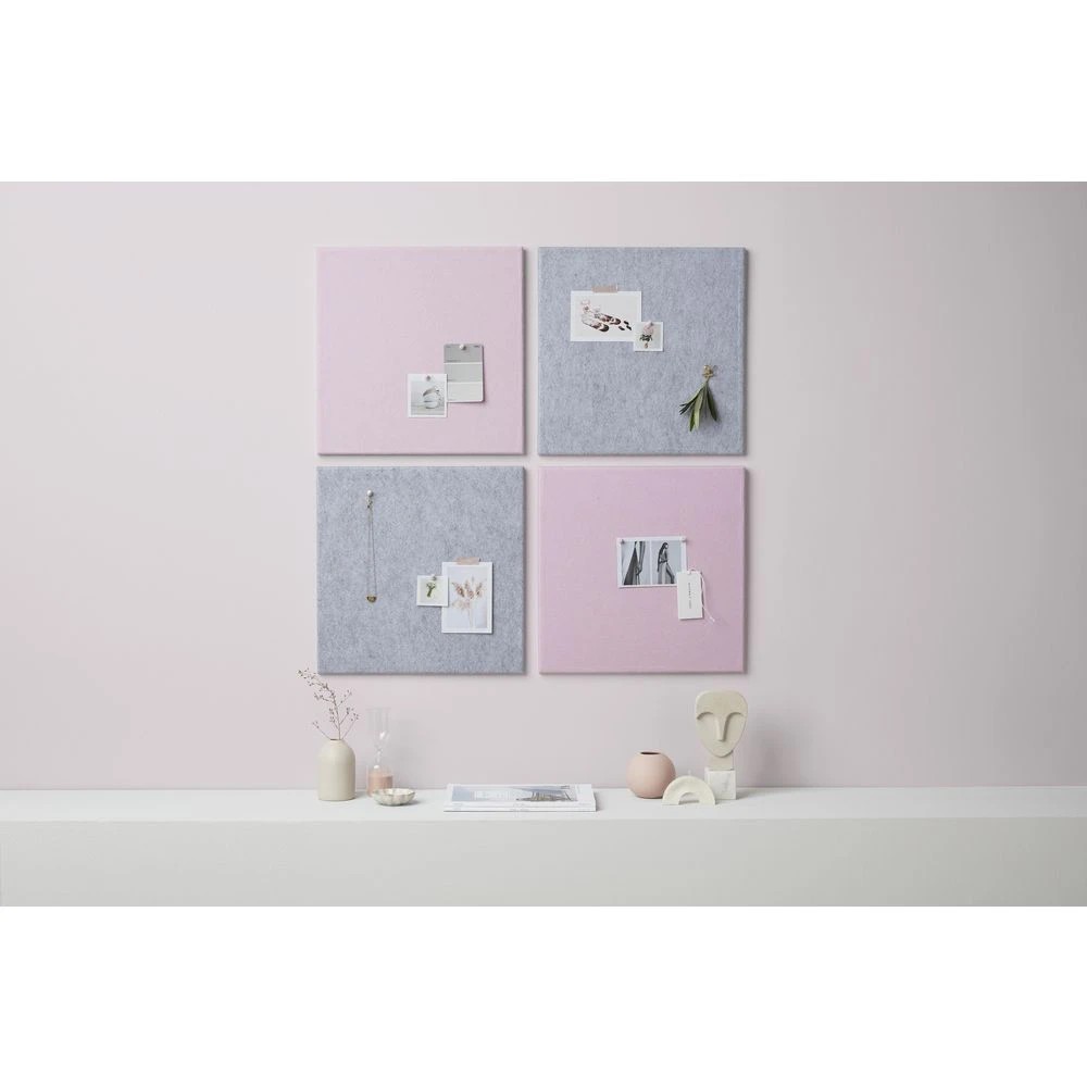 3 Otto Memo Feltboard 430 x 430 Pink, 3 of 6