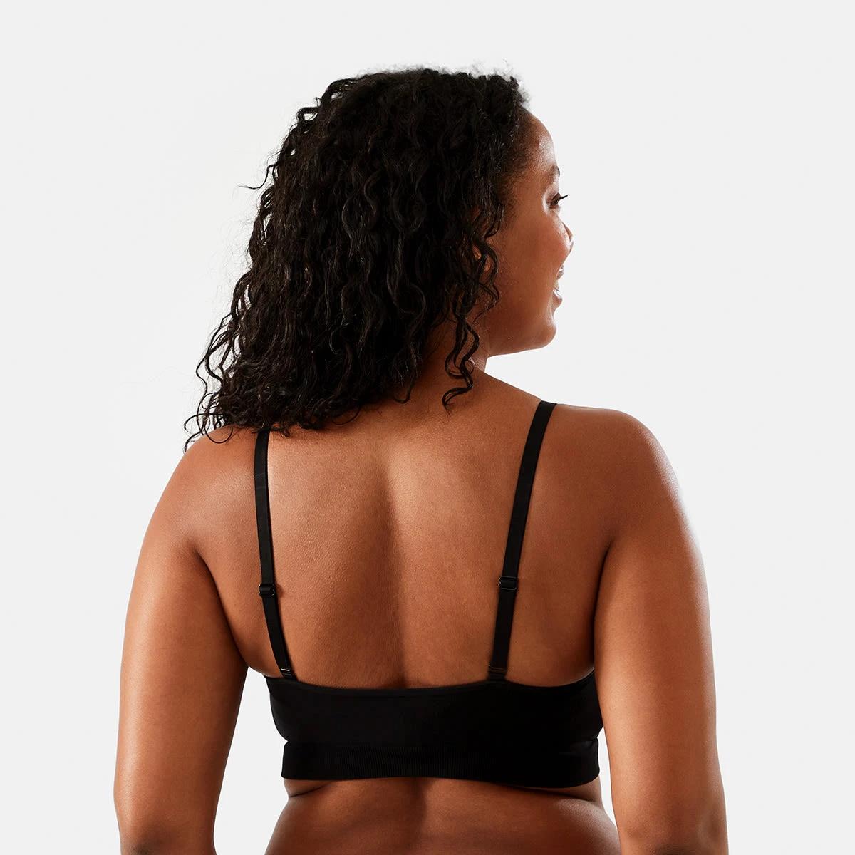 3 Seamfree Sculpting Crop Top Black, 3 of 6