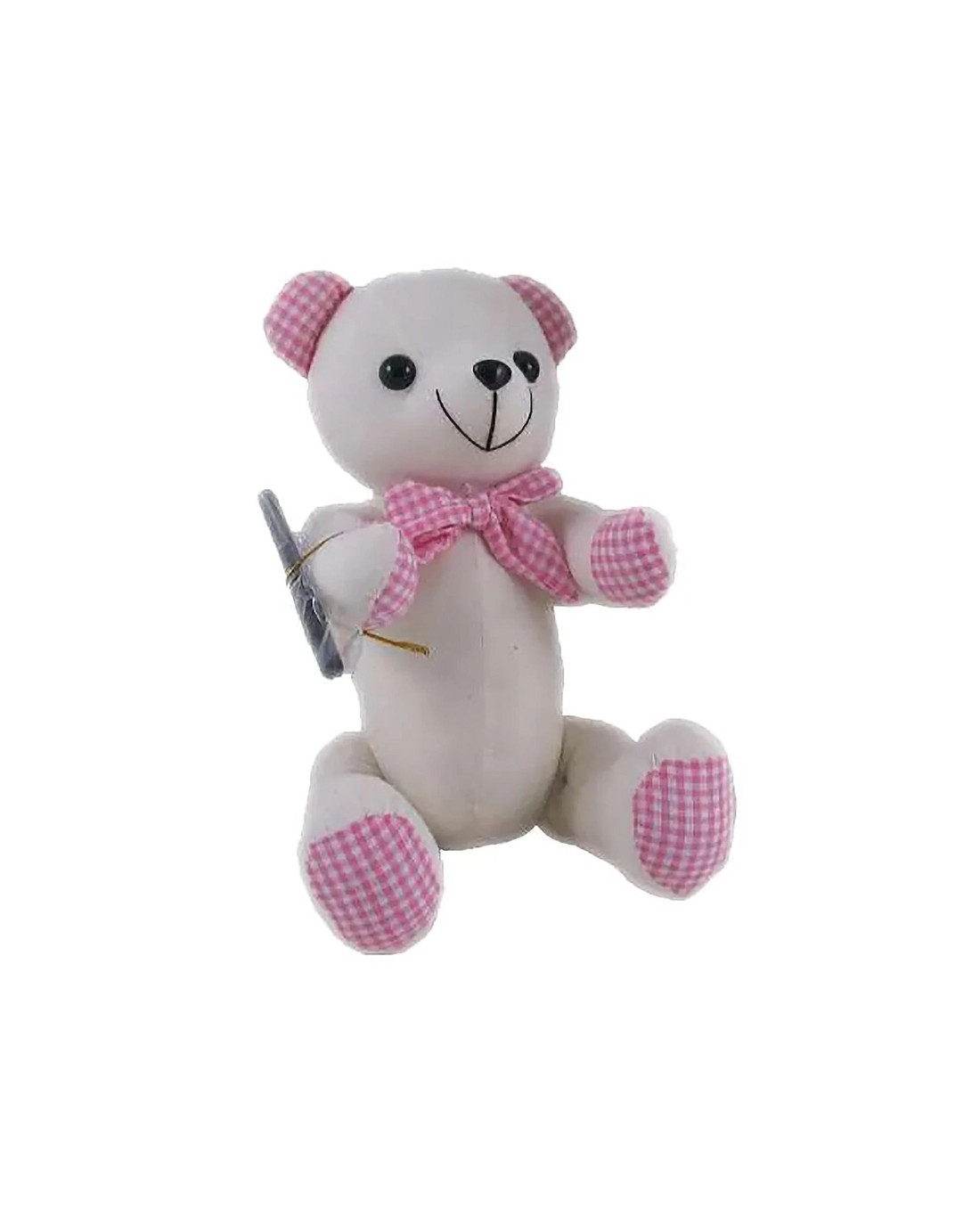 Elka Australia Elka Autograph Bear Large 38cm Pink Gingham Signature ...