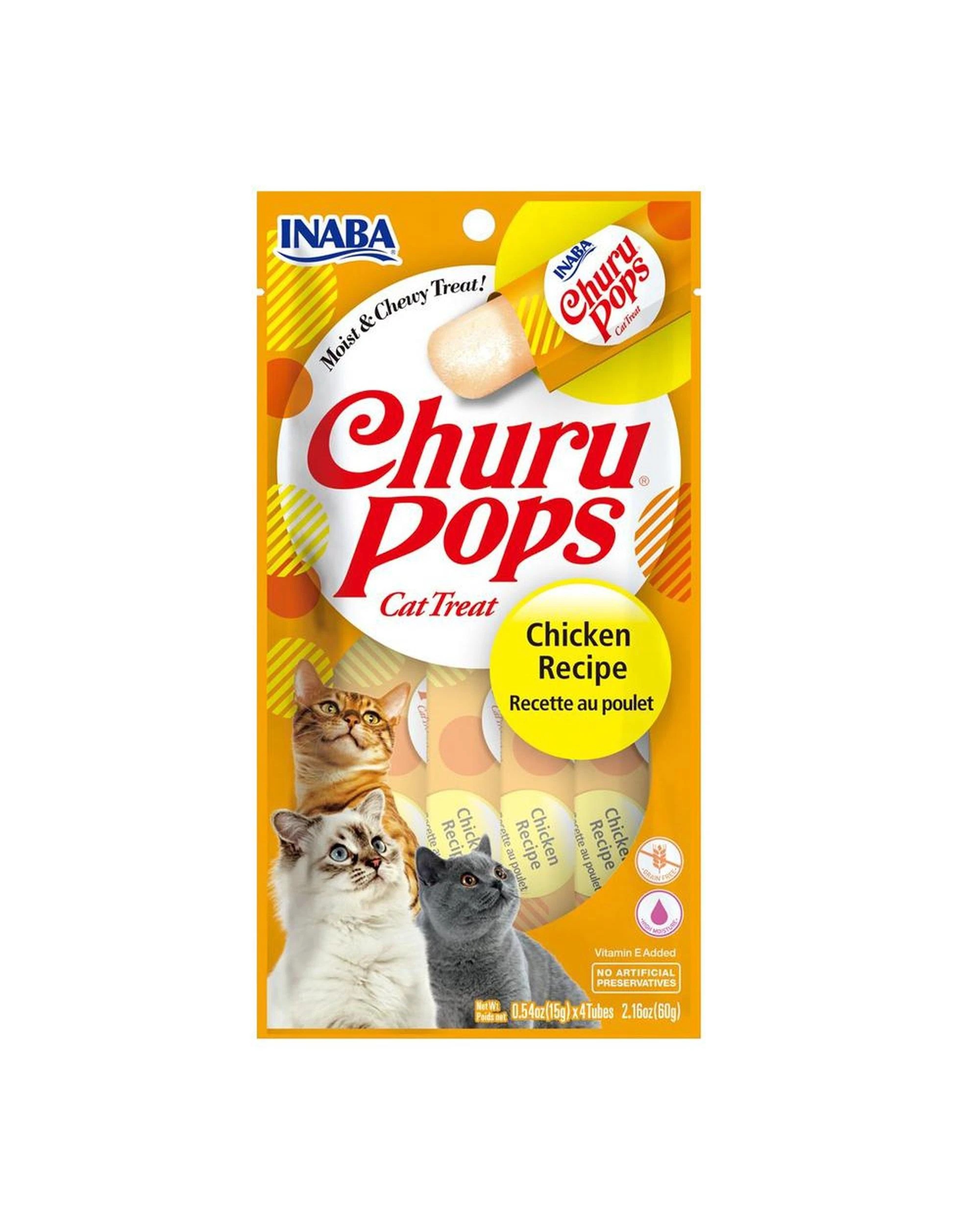 1 Inaba Cat Churu Pops Chicken 60g 6pk, 1 of 2