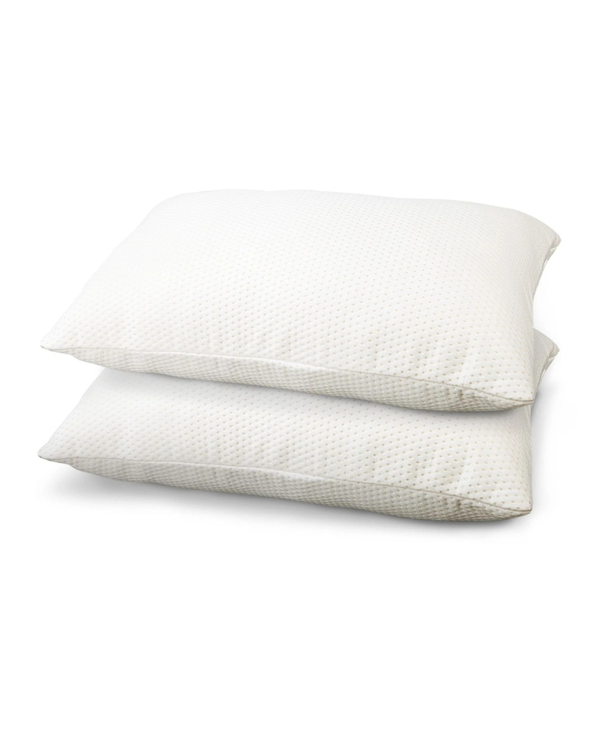 1 Giselle Bedding Memory Foam Pillow 13cm Thick Twin Pack
 - White, 1 of 3