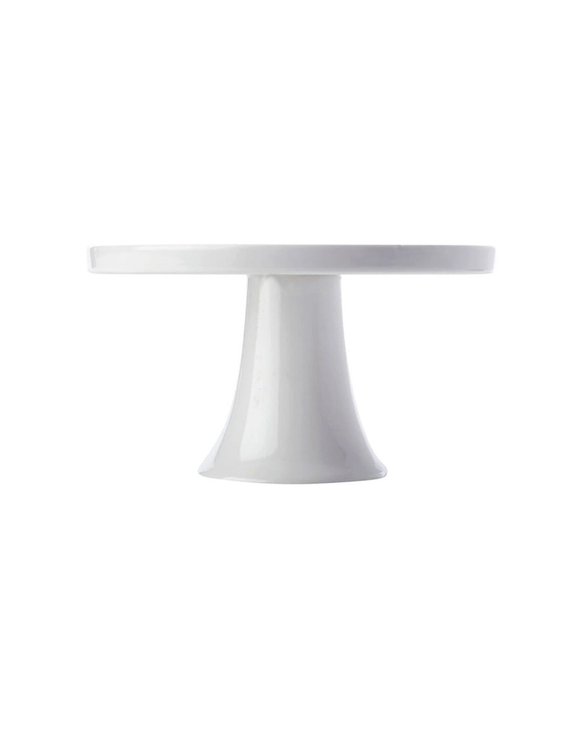 1 Maxwell & Williams Basics 20cm Footed Cake Stand Porcelain Dishwasher Safe - White, 1 of 3