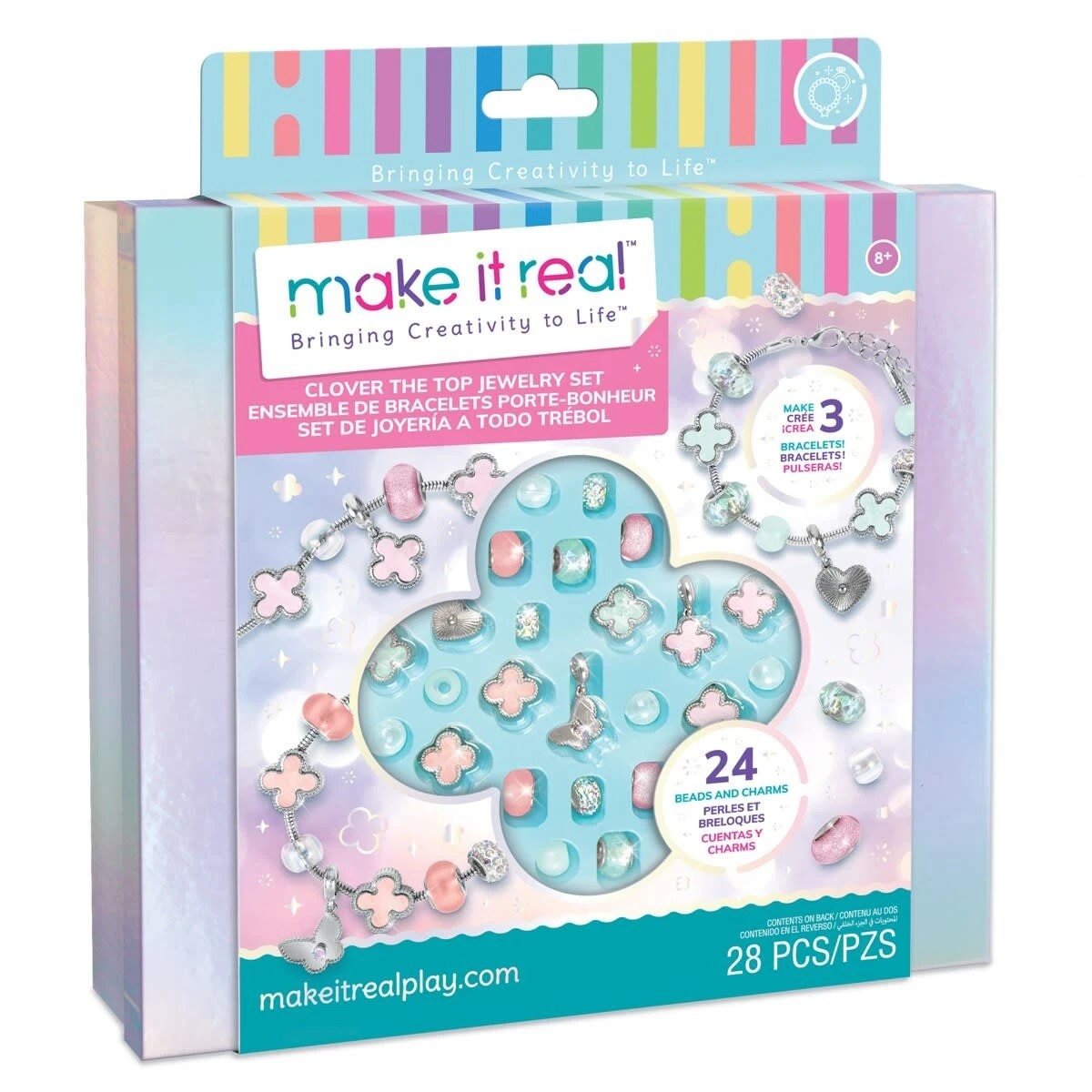 1 28 Piece Make it Real Clover the Top Jewelry Set, 1 of 6