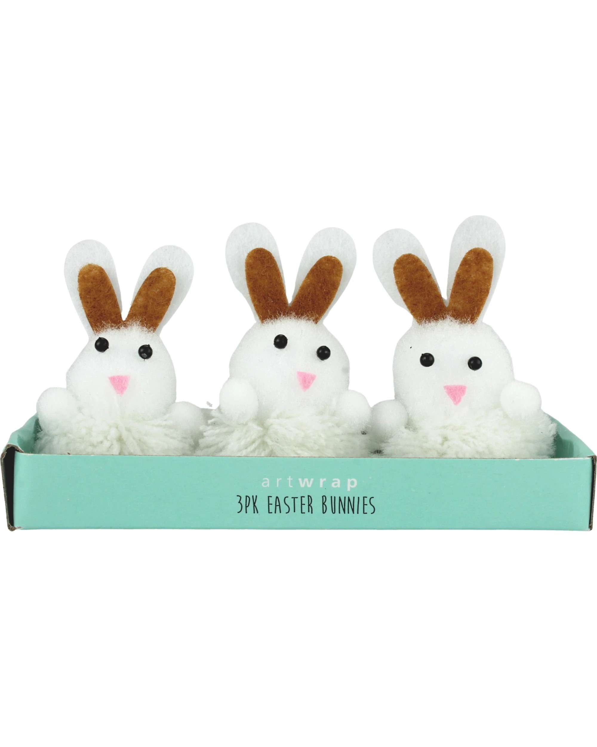 1 Design Group Fluffy Easter Bunnies Pack of 3, 1 of 1