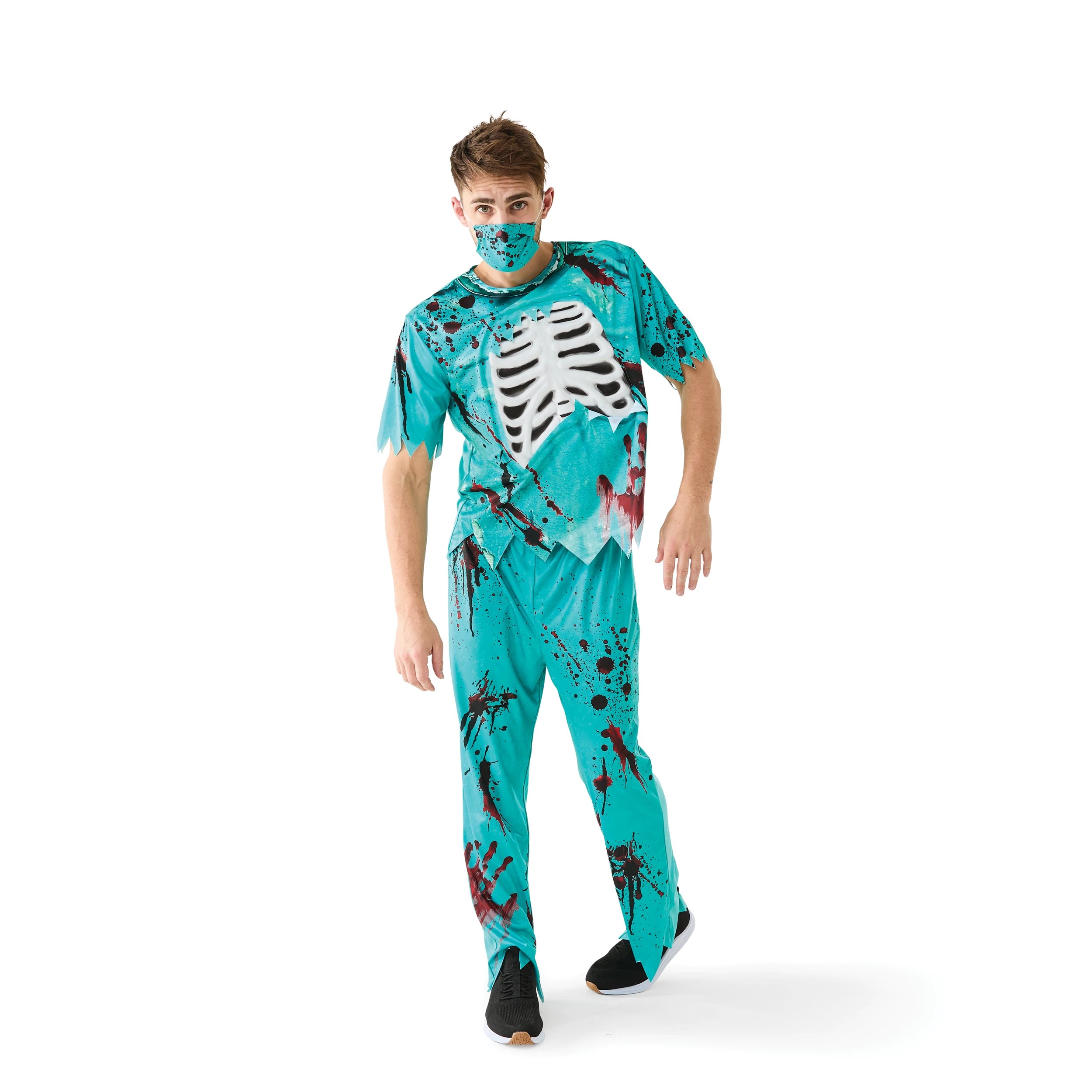 1 3 Piece Zombie Surgeon Costume - Adult, 1 of 10