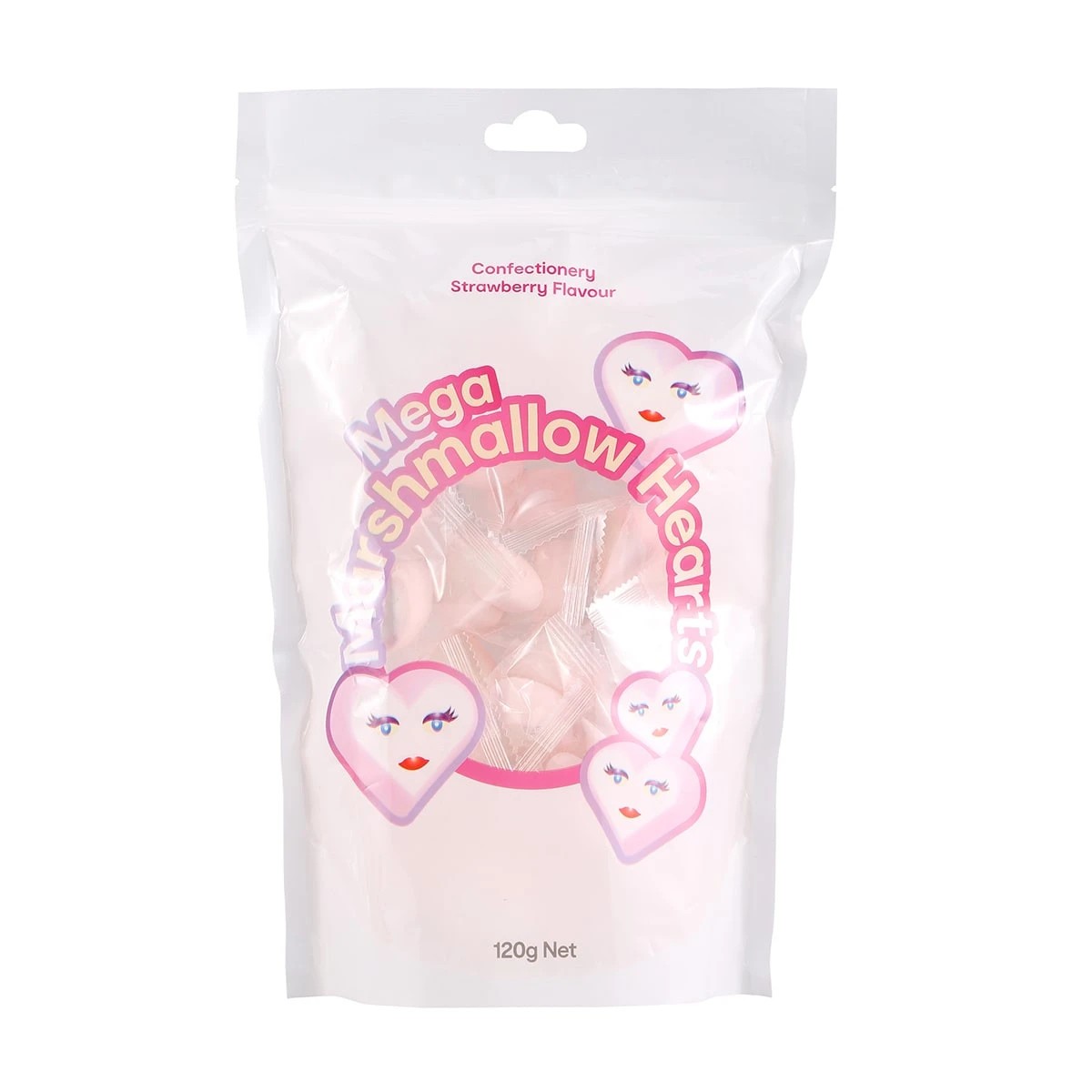 1 Mega Marshmallow Hearts 120g, 1 of 3