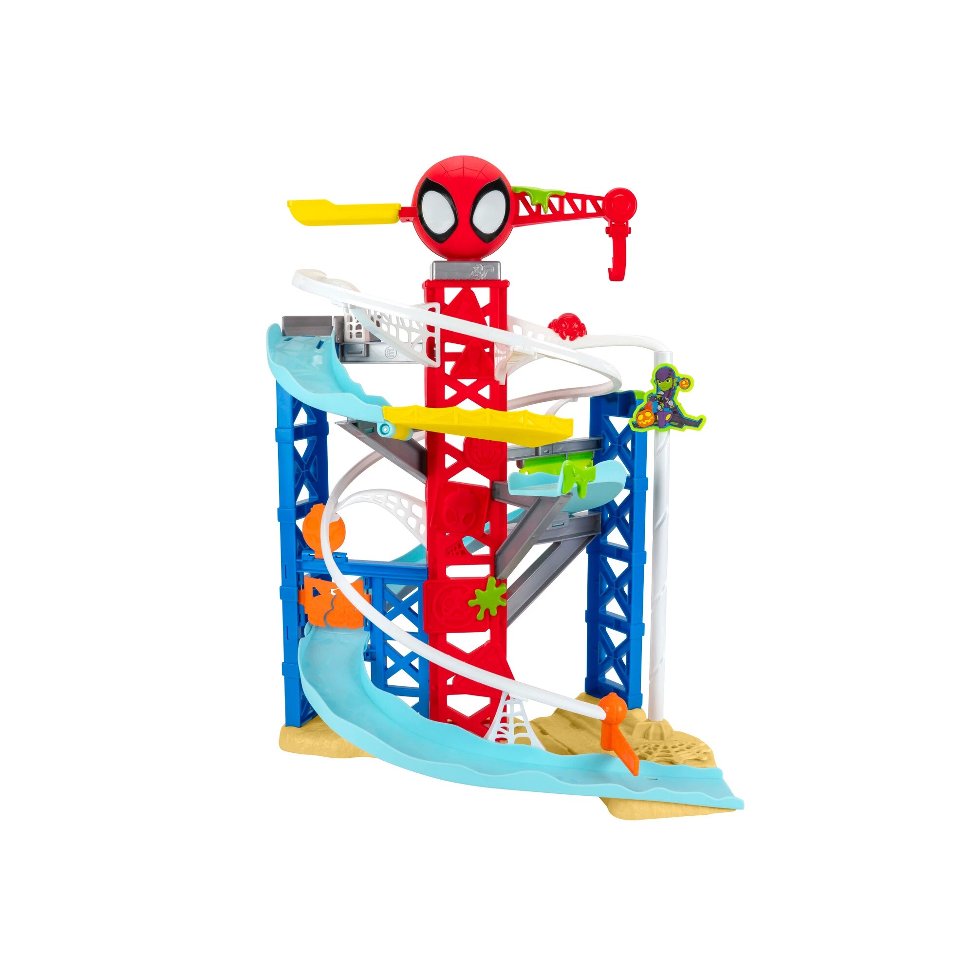 2 Marvel Spidey and His Amazing Friends Construction Zone Chaos Track Set, 2 of 7