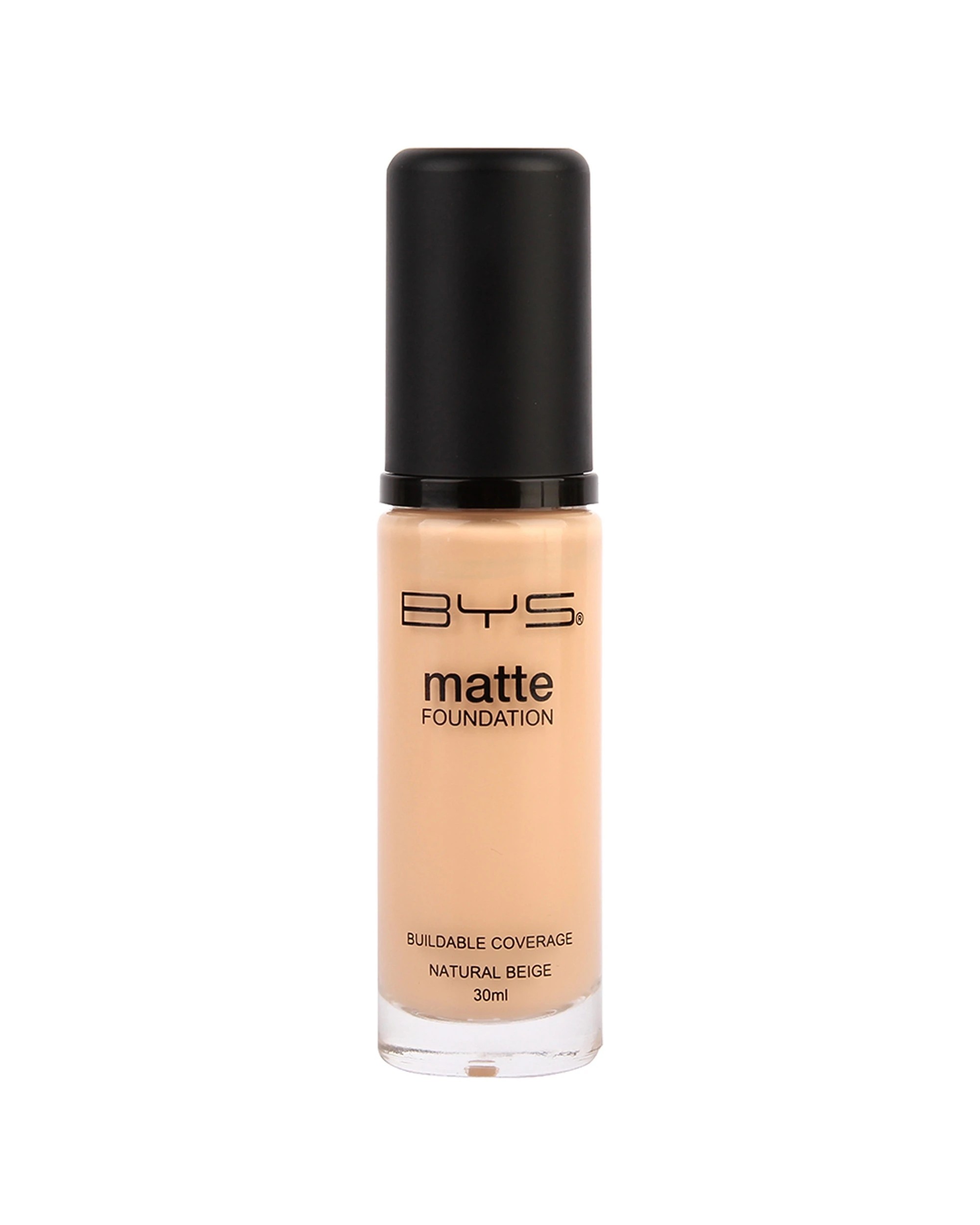 1 BYS Matte Liquid Foundation 30ml - Beige, 1 of 2