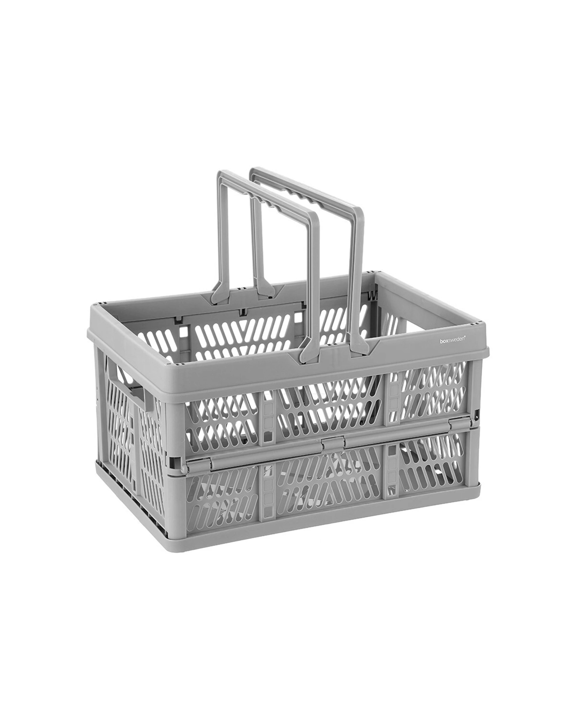 1 Boxsweden 44cm Folding Storage Carry Basket 26.5l Capacity - Bpa Material For Home Organisation - Assorted, 1 of 6