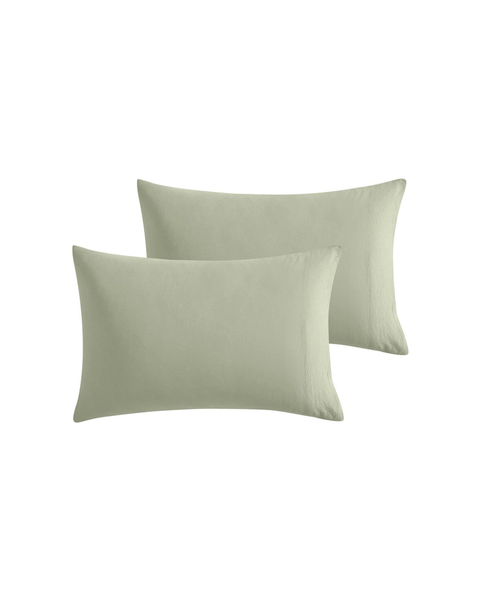 1 Ardor Boudoir 2pc Waterproof Microfibre Pillowcases 48x74cm - Green, 1 of 1