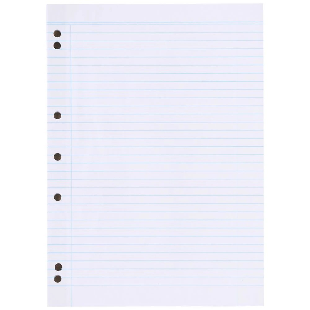 2 Keji A4 8mm Ruled Loose Leaf Refills 100 Pack, 2 of 3