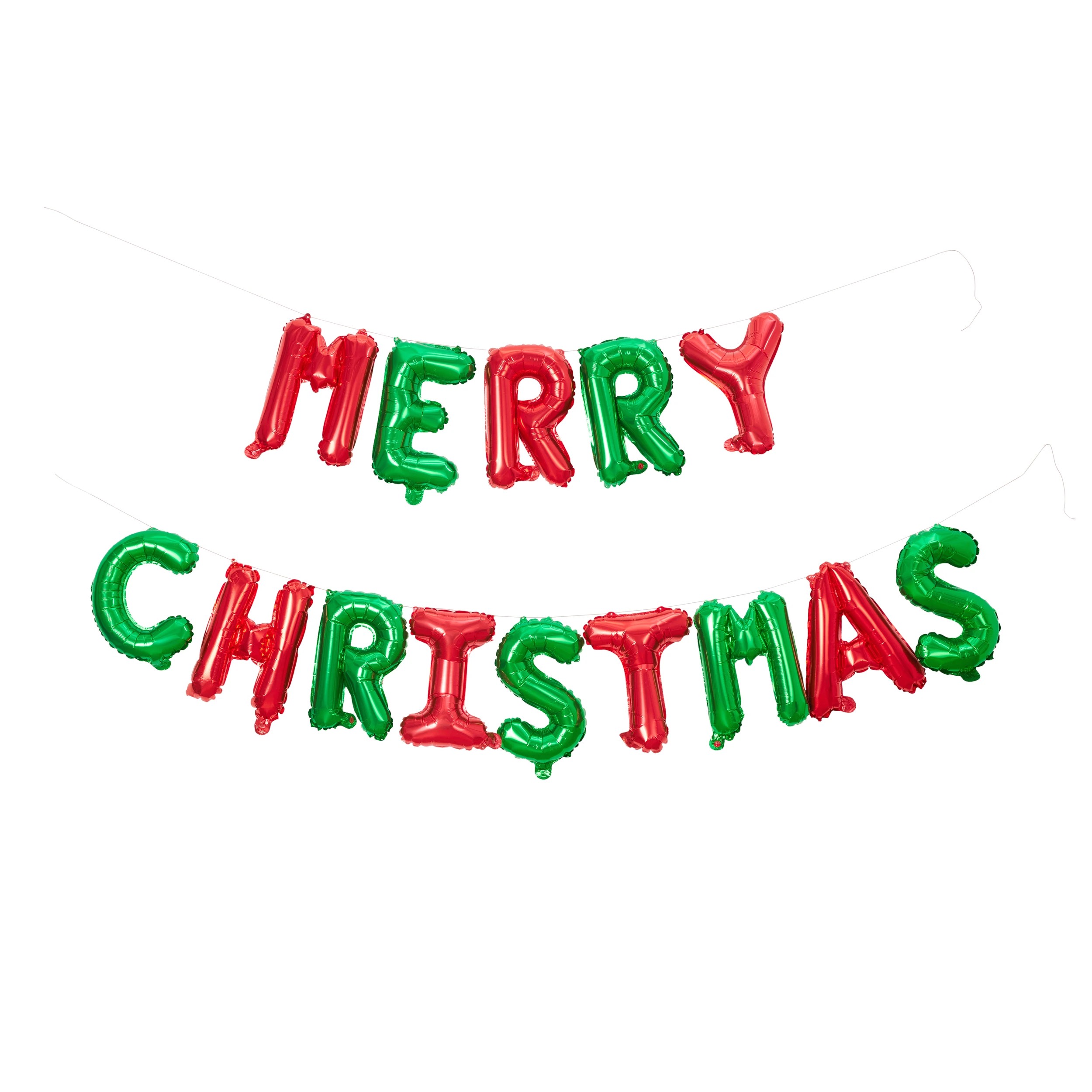 1 Merry Christmas Foil Balloon Garland, 1 of 3