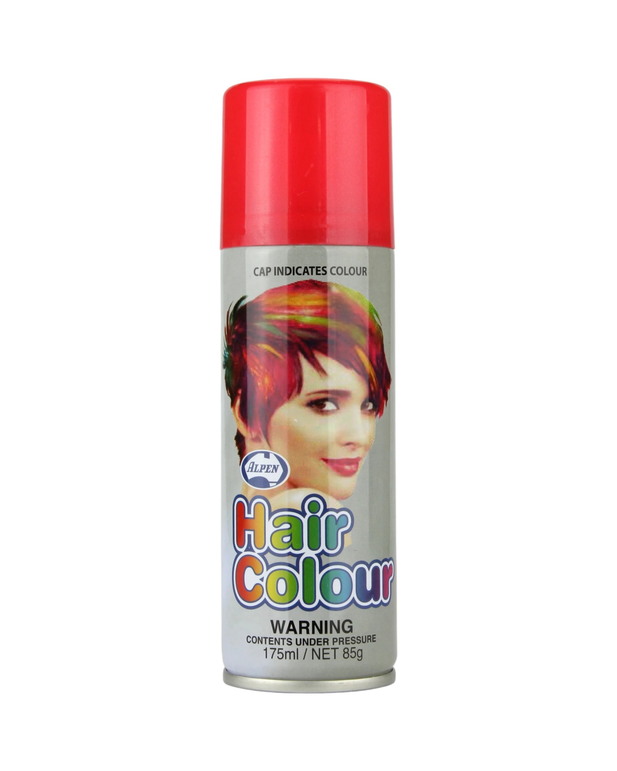 1 Alpen Coloured Hair Spray - Red, 1 of 1