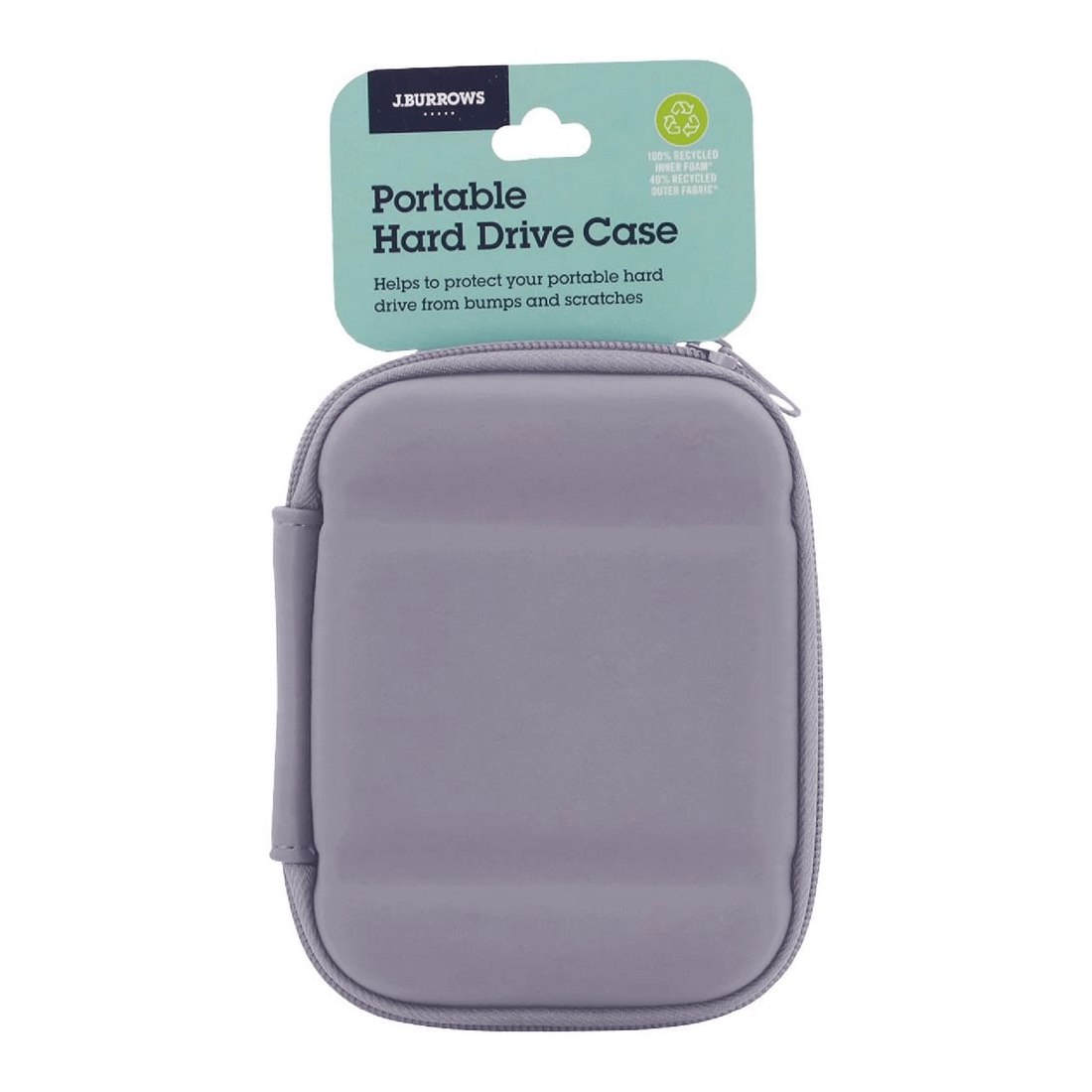 4 J.Burrows Portable Hard Drive Case Grey, 4 of 4