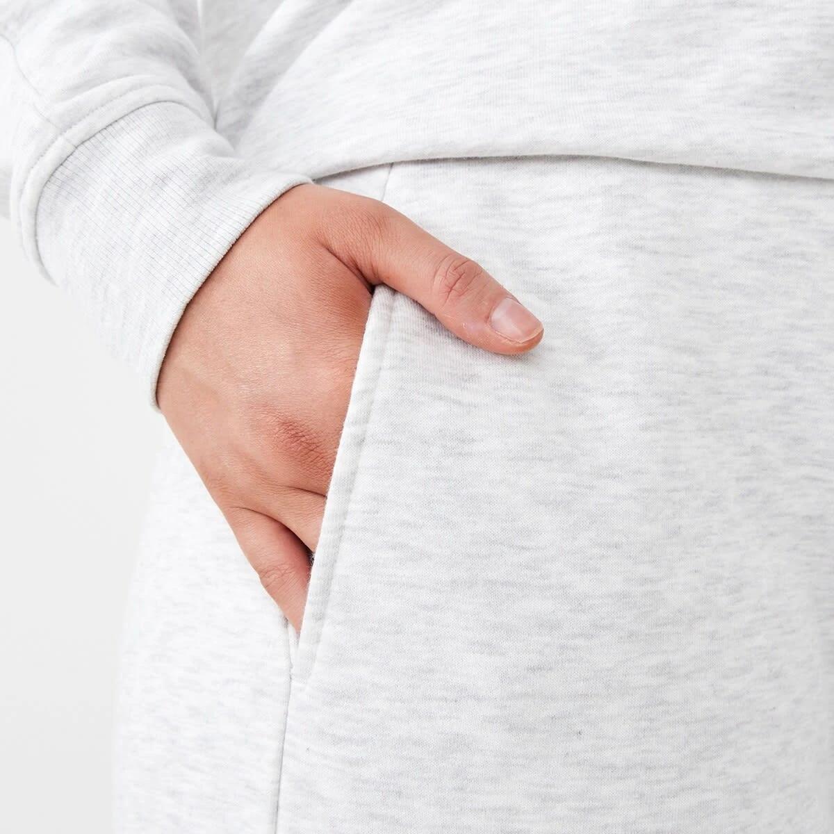 5 Tracksuit Cuff Joggers Wht Marle, 5 of 6