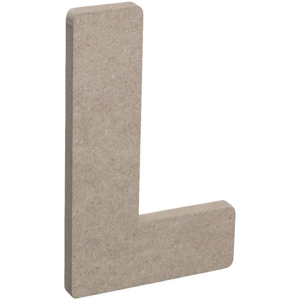 3 Born Wooden Alphabet Letter L 20cm, 3 of 3
