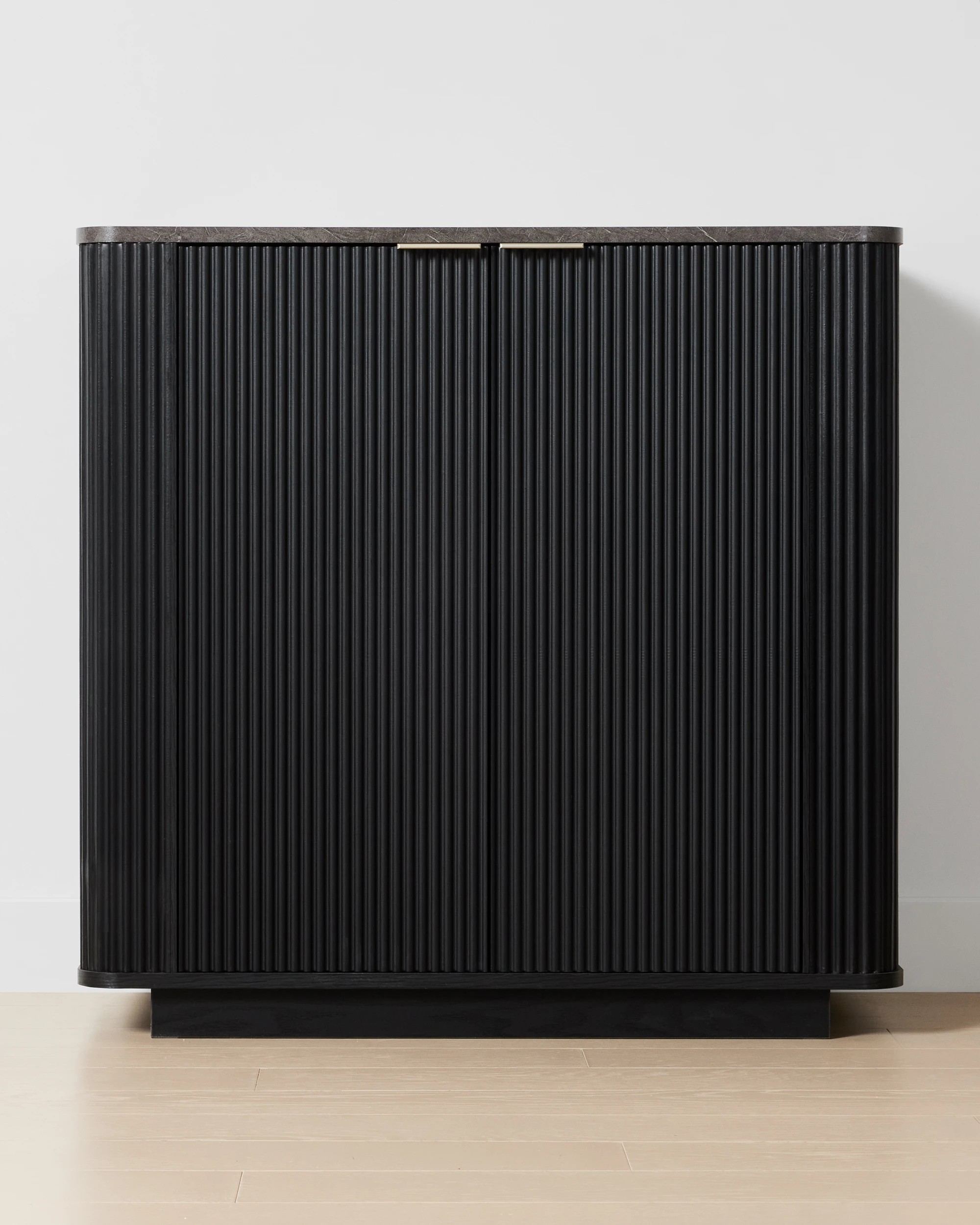 3 Claire 2 Door Cabinet - Black, 3 of 8