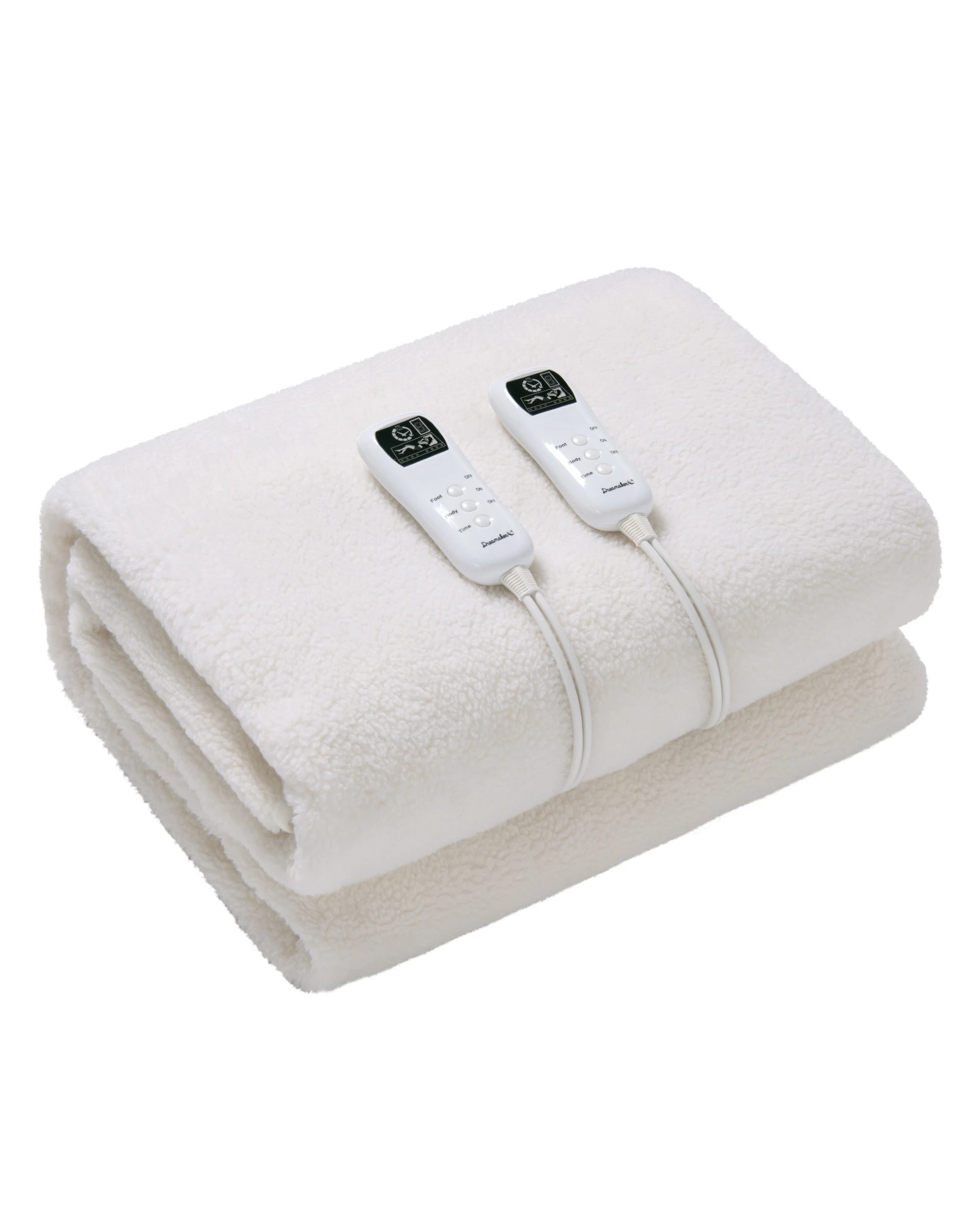 2 Dreamaker Fleece Top Multizone Electric Blanket - Queen Bed - Beige, 2 of 8