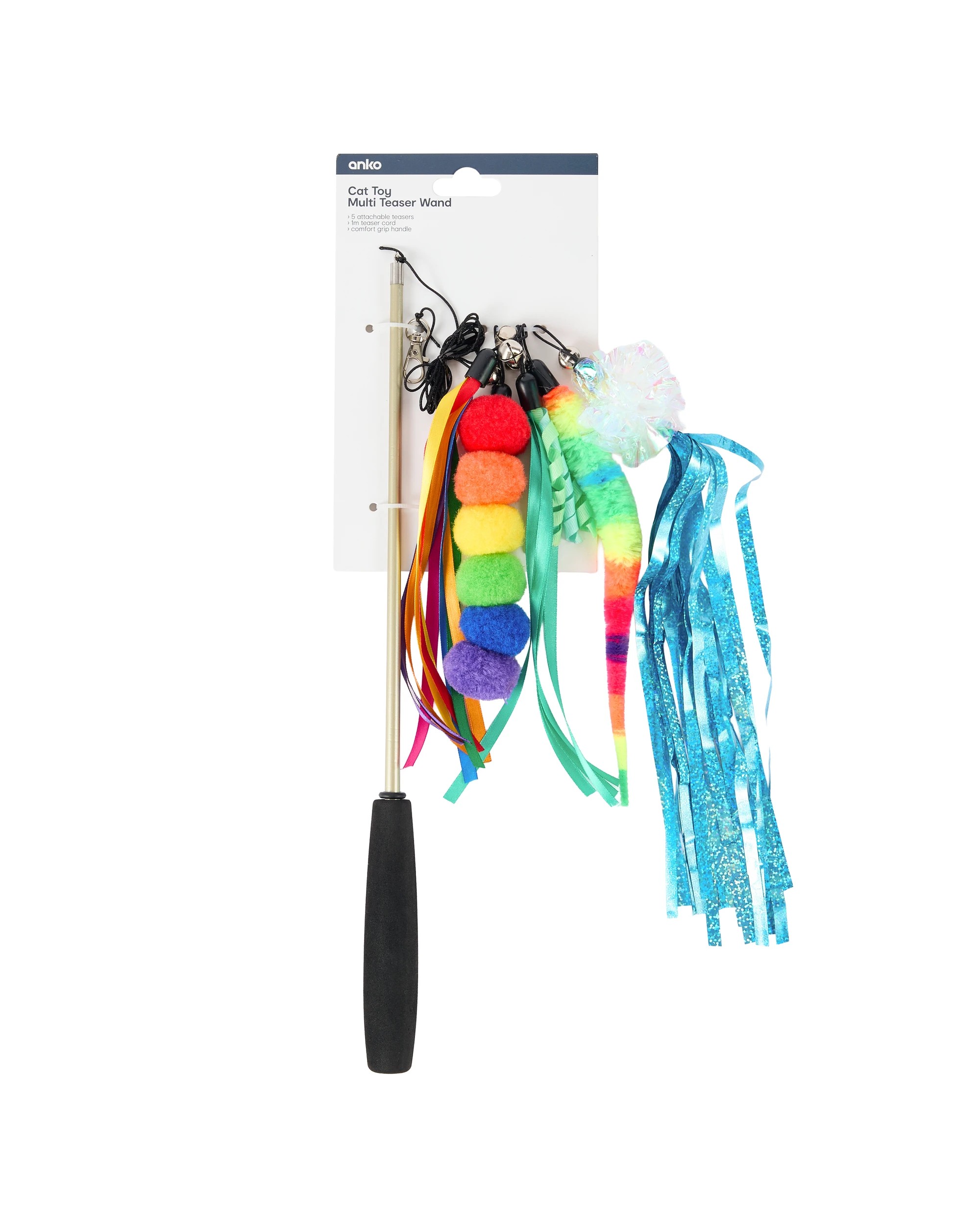 6 Cat Toy Multi Teaser Wand, 6 of 6